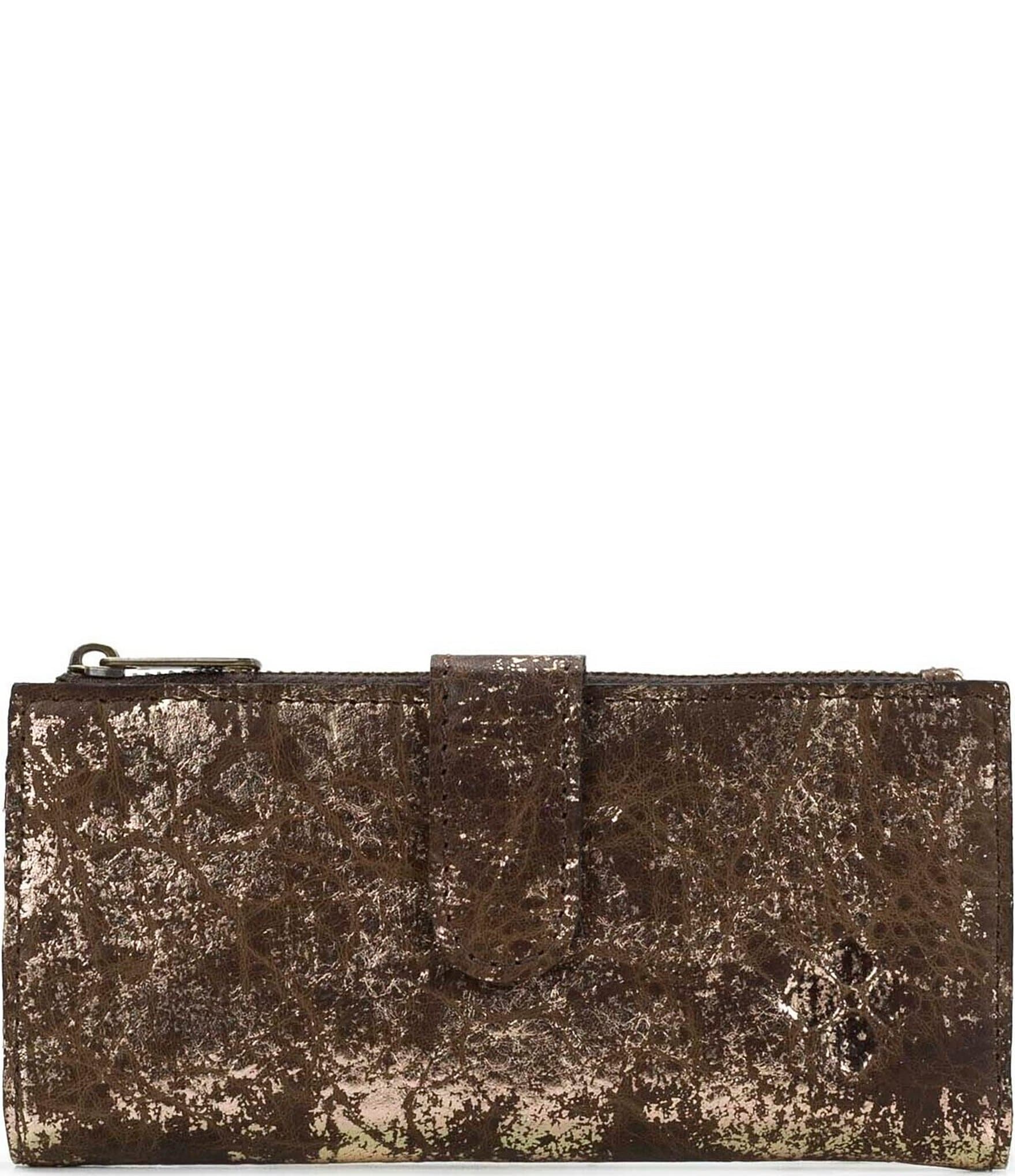 Patricia Nash Nazari Chocolate Leather Wallet