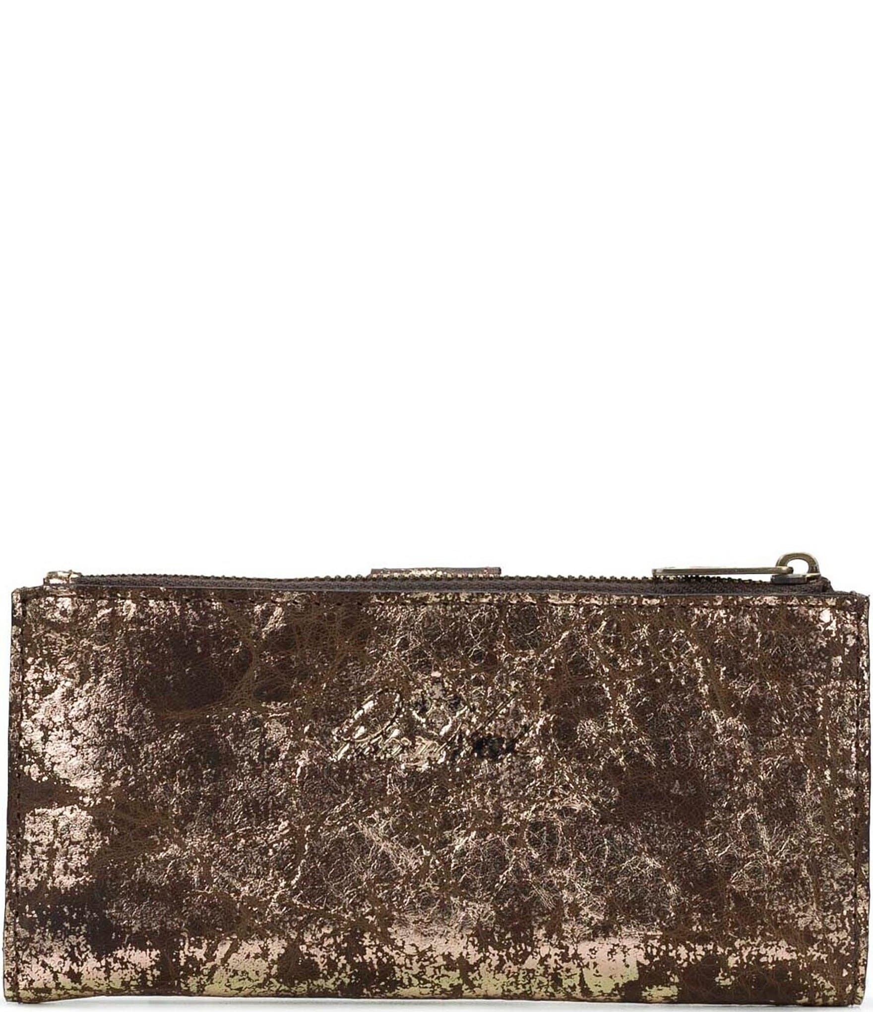 Patricia Nash Nazari Chocolate Leather Wallet