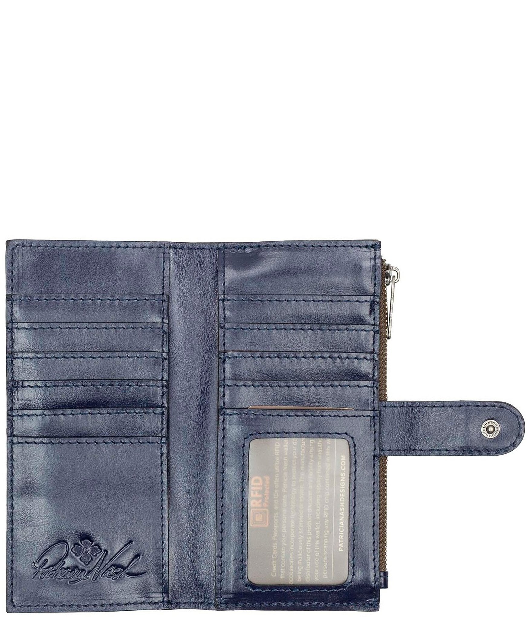 Patricia Nash Nazari Deep Blue Sea Wallet