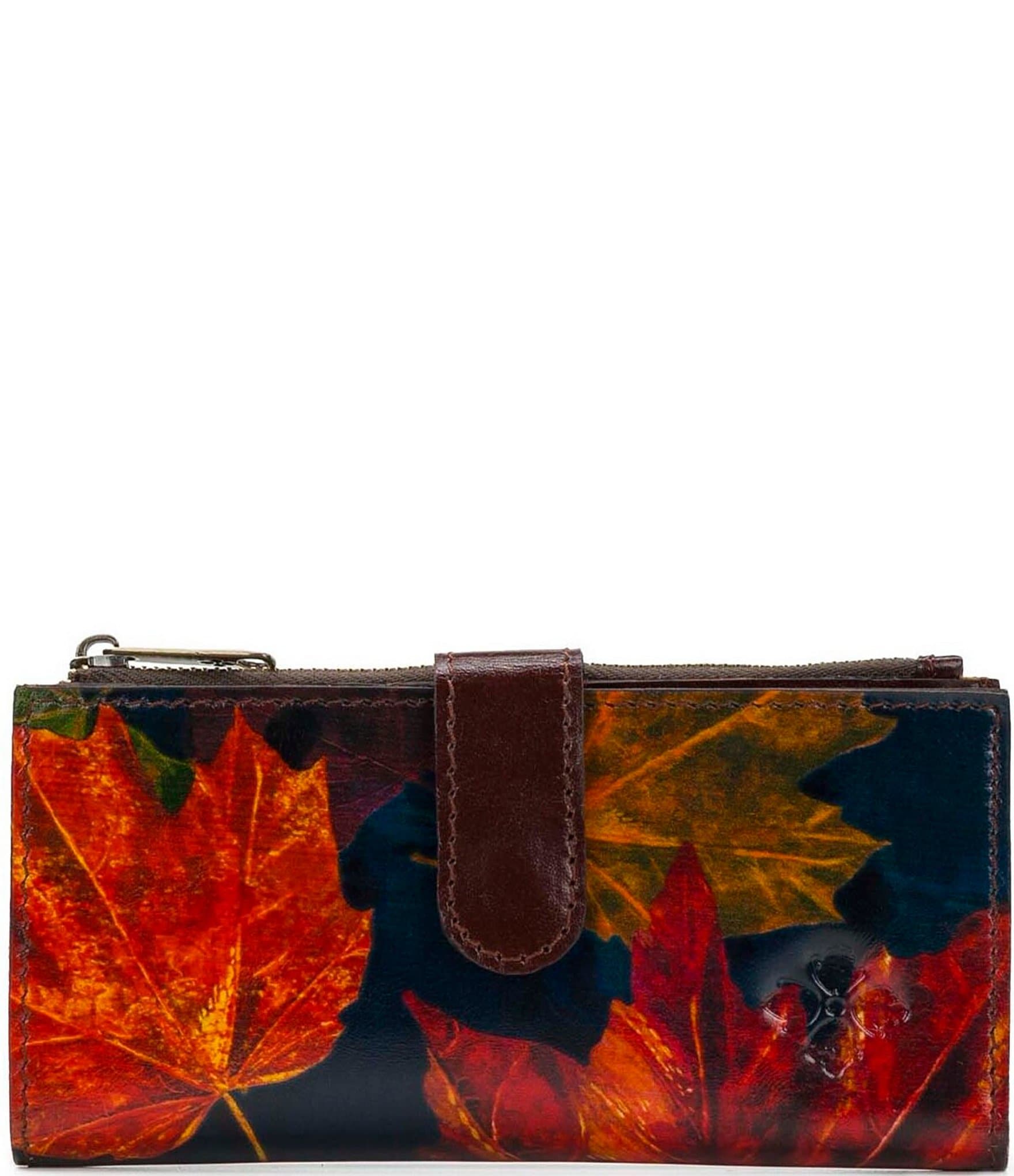 Patricia Nash Nazari Leather Maple Leaves Wallet