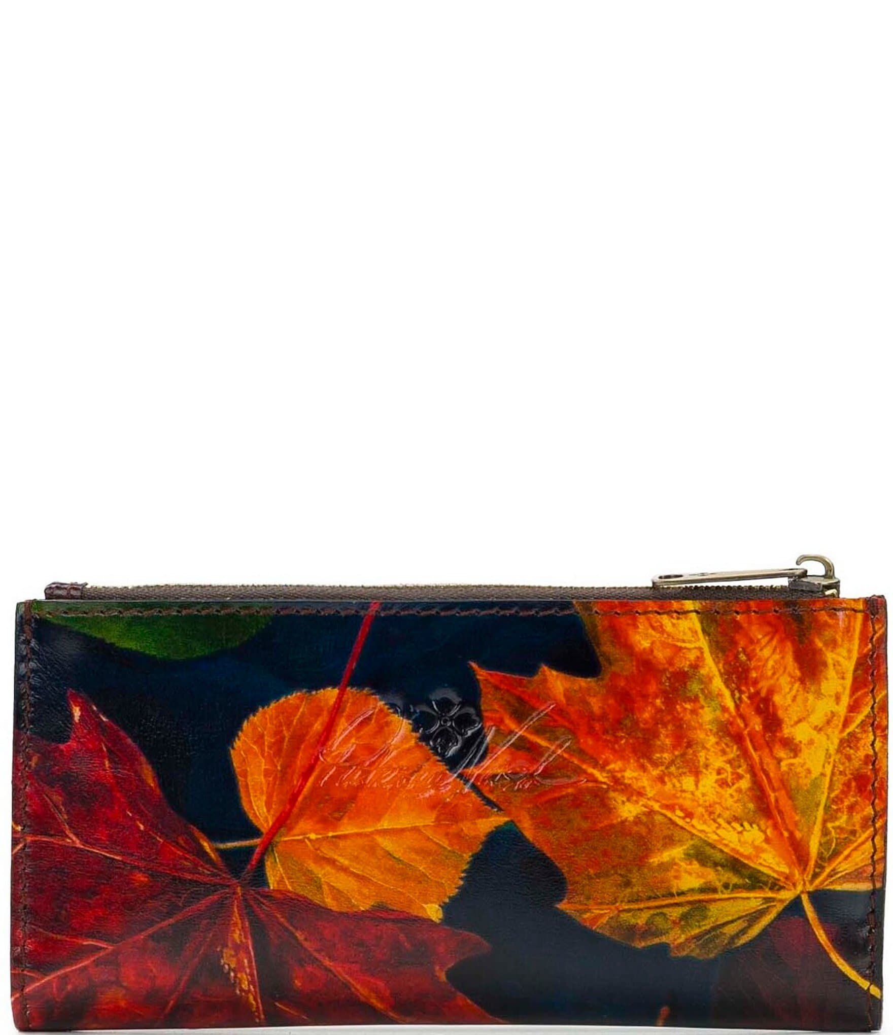 Patricia Nash Nazari Leather Maple Leaves Wallet