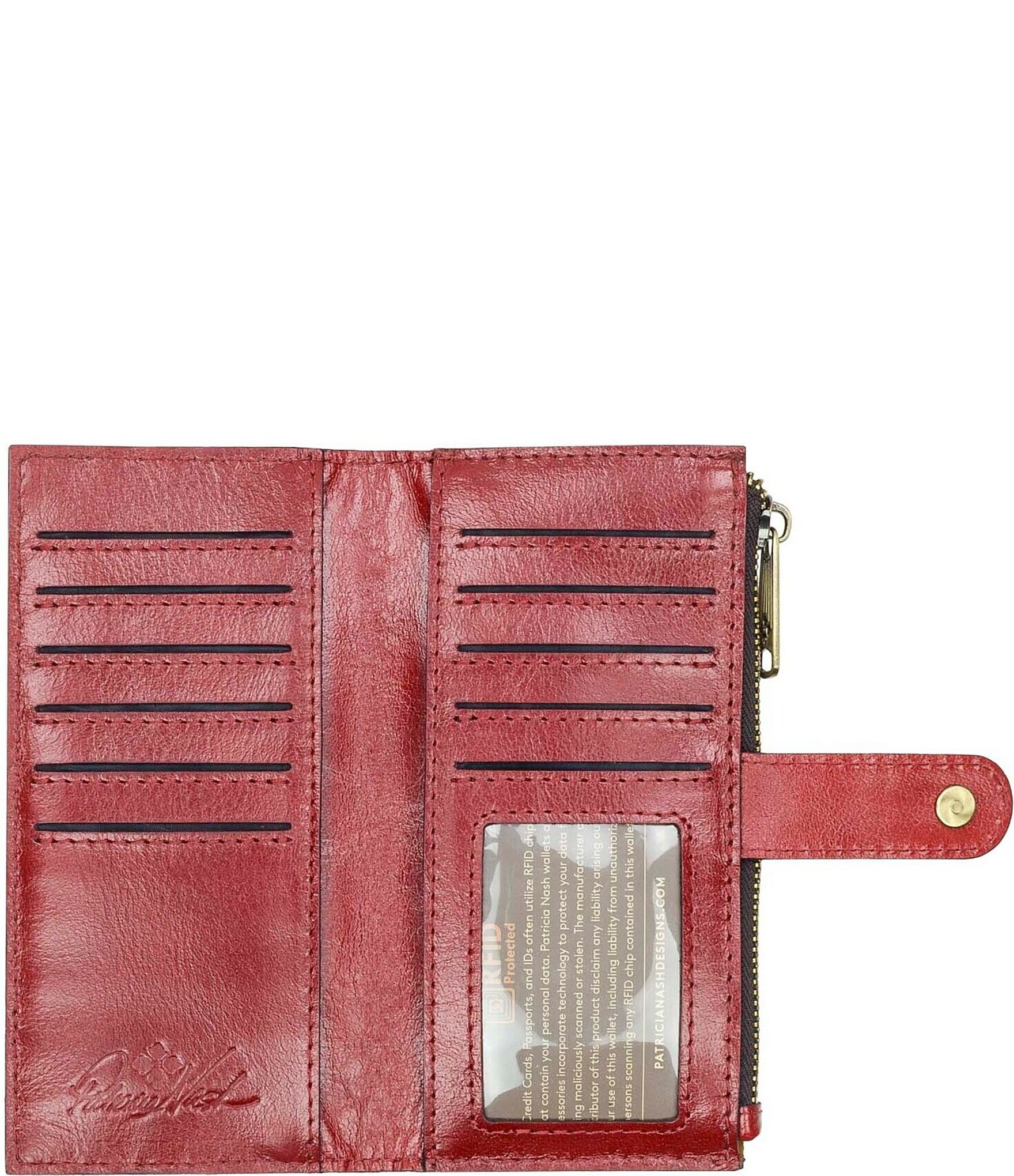 Patricia Nash Nazari Woven Leather Bifold Wallet