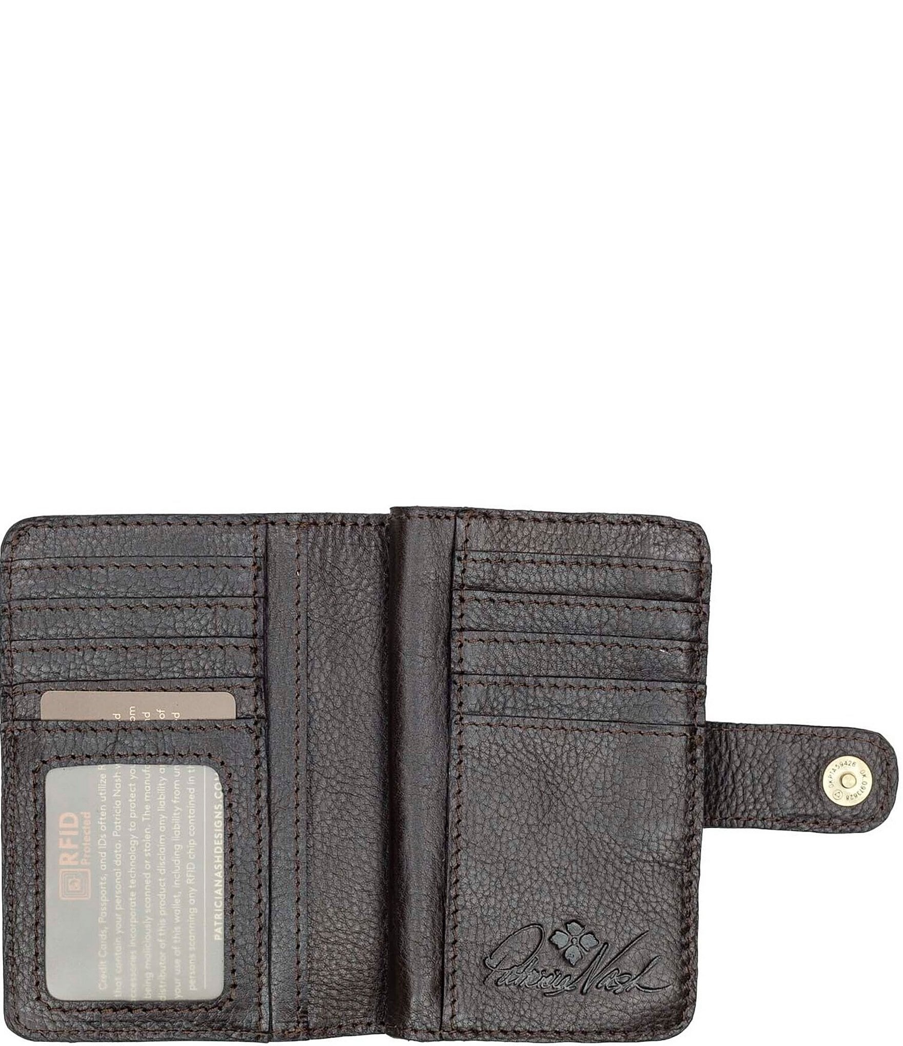 Patricia Nash Norma Leather Snap Wallet