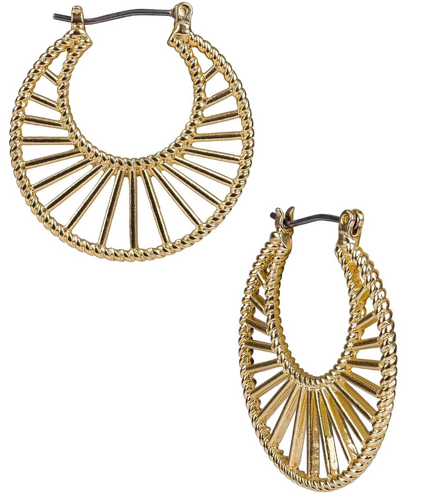 Patricia Nash Open Wire Hoop Earrings