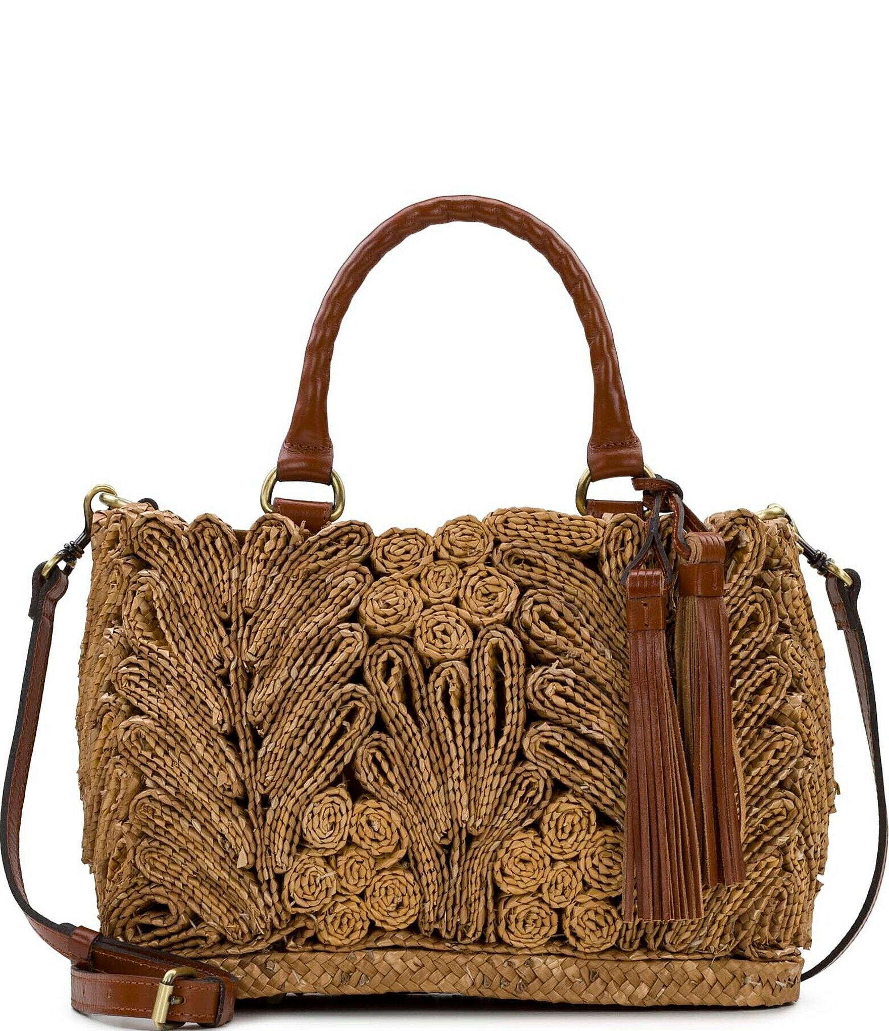 Patricia Nash Palma Straw Crossbody Tote Bag Dillard's