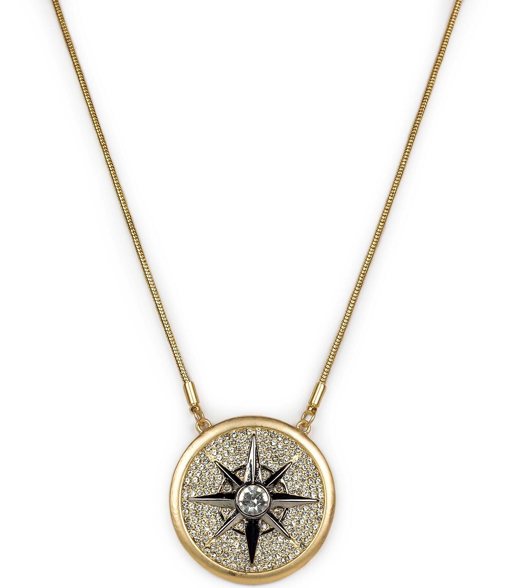 Patricia Nash The Locket Pendant Necklace - Two-Tone