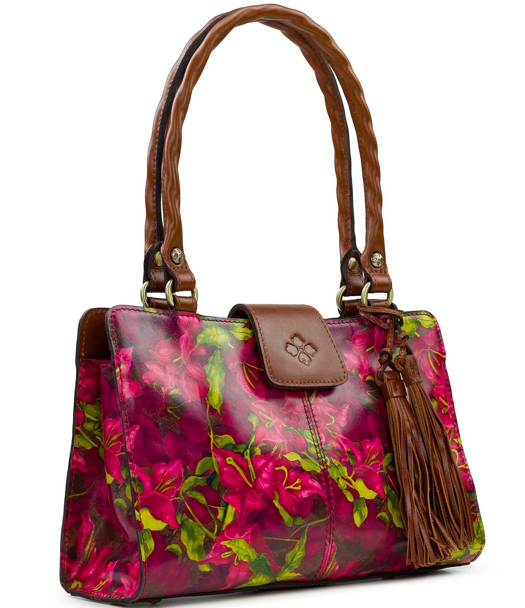 Patricia Nash Rienzo Floral Satchel Bag