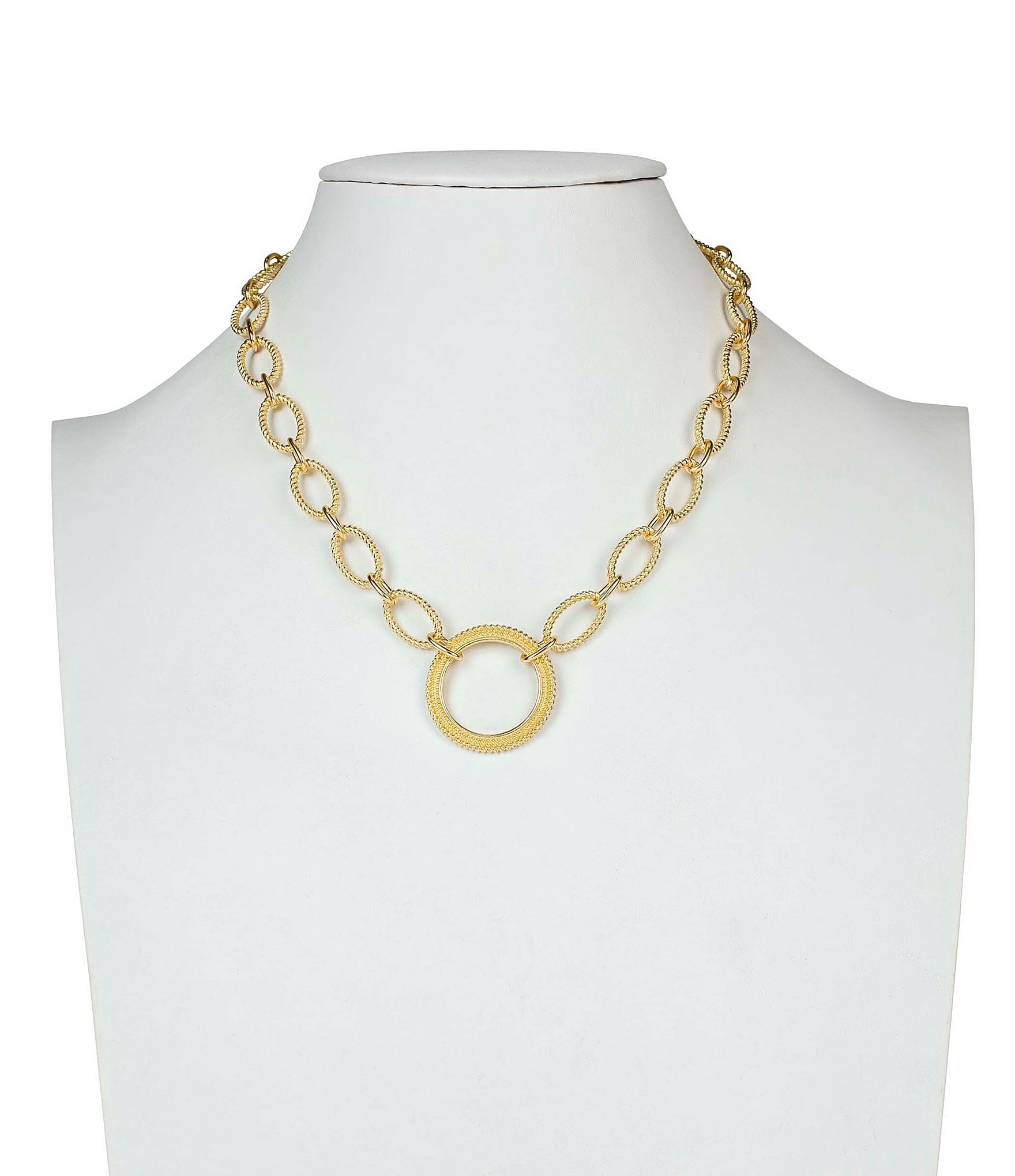 Patricia Nash Ring Link Short Pendant Necklace