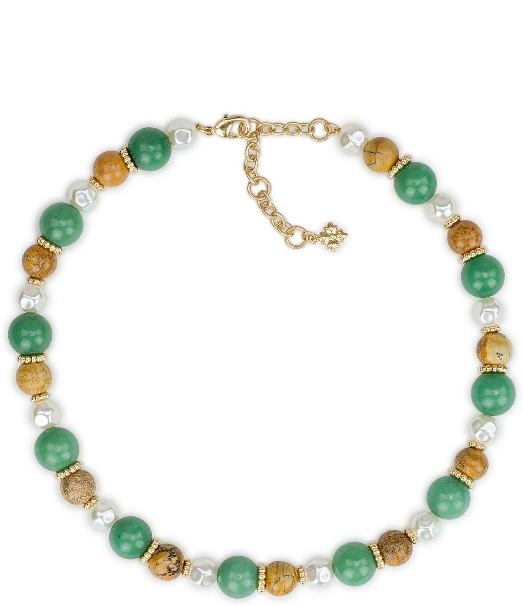 Patricia Nash Short Bead Statement Necklace