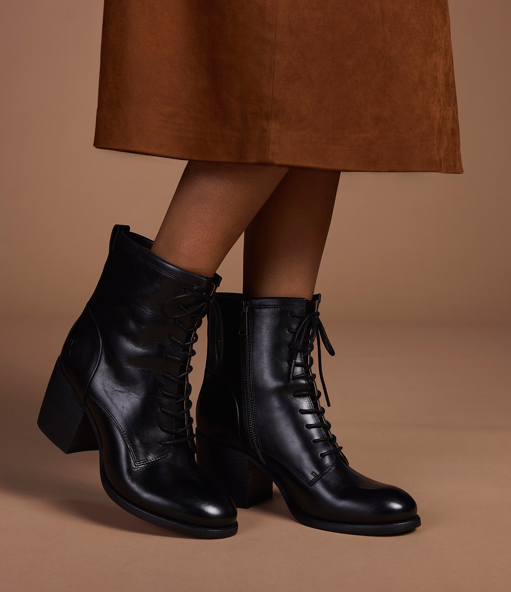 Patricia Nash Sicily Leather Block Heel Booties