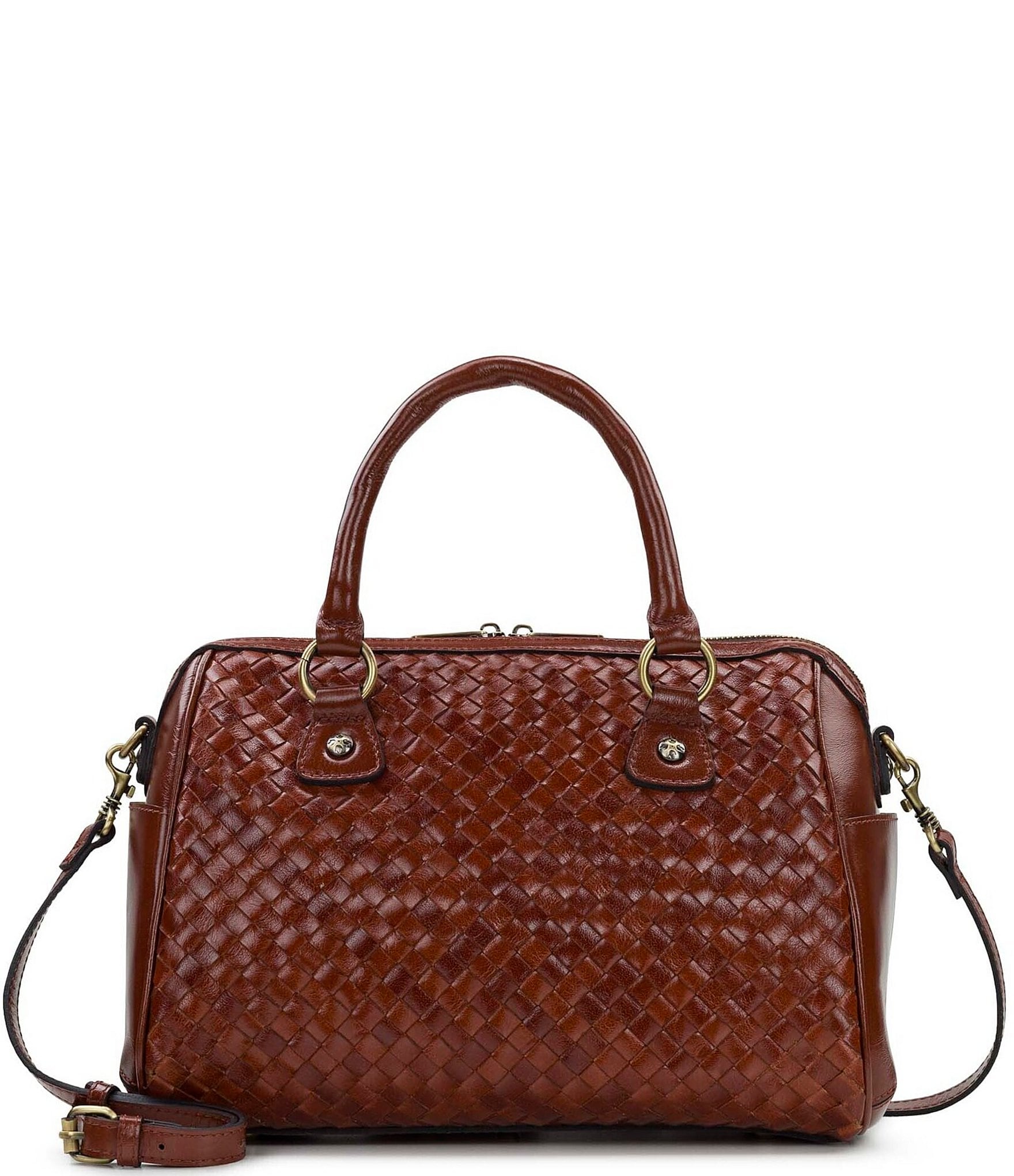 Patricia Nash Skye Leather Satchel Bag