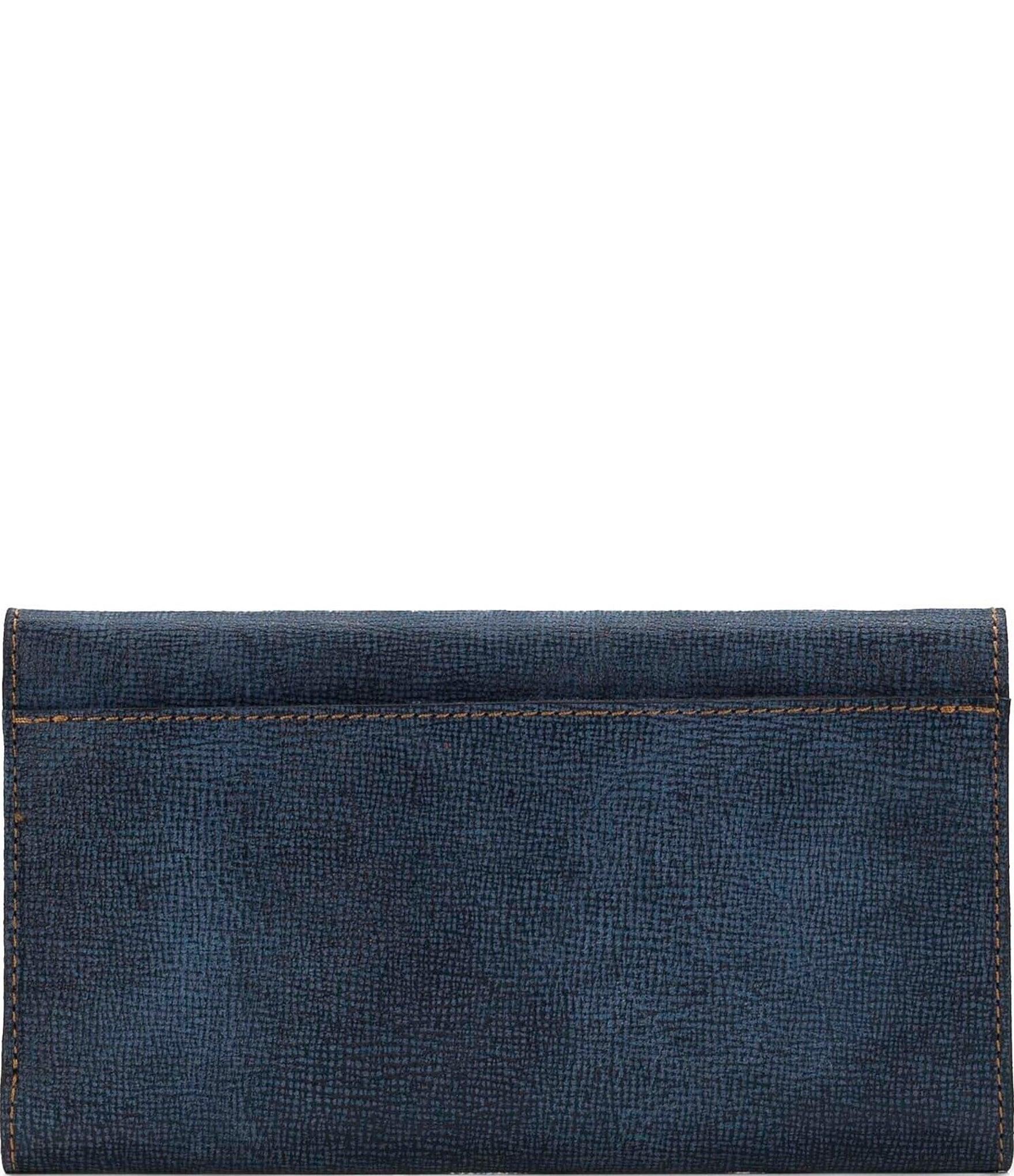 Patricia Nash Terresa Denim Leather Wallet