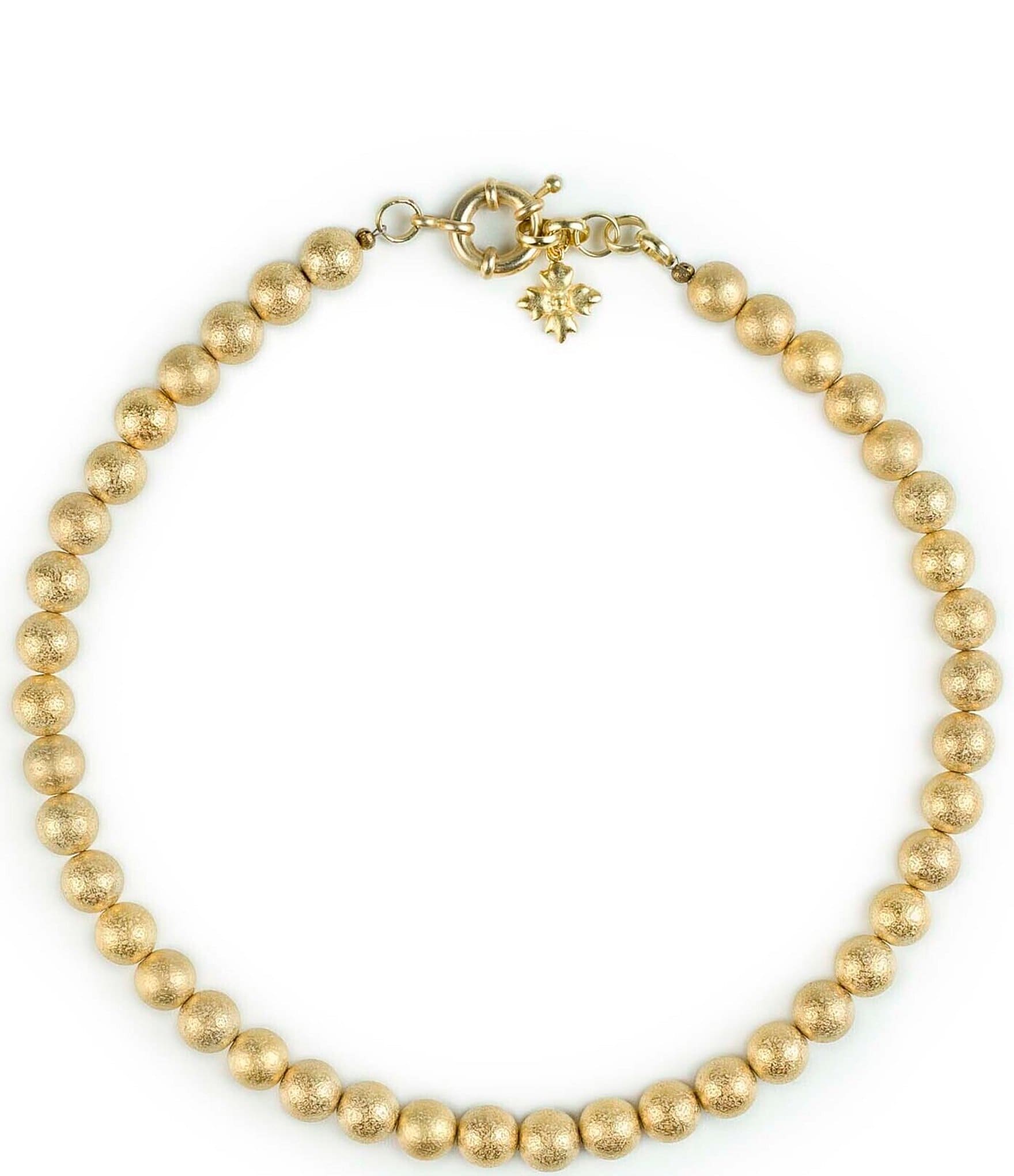 Patricia Nash Textured Bead Collar Necklace