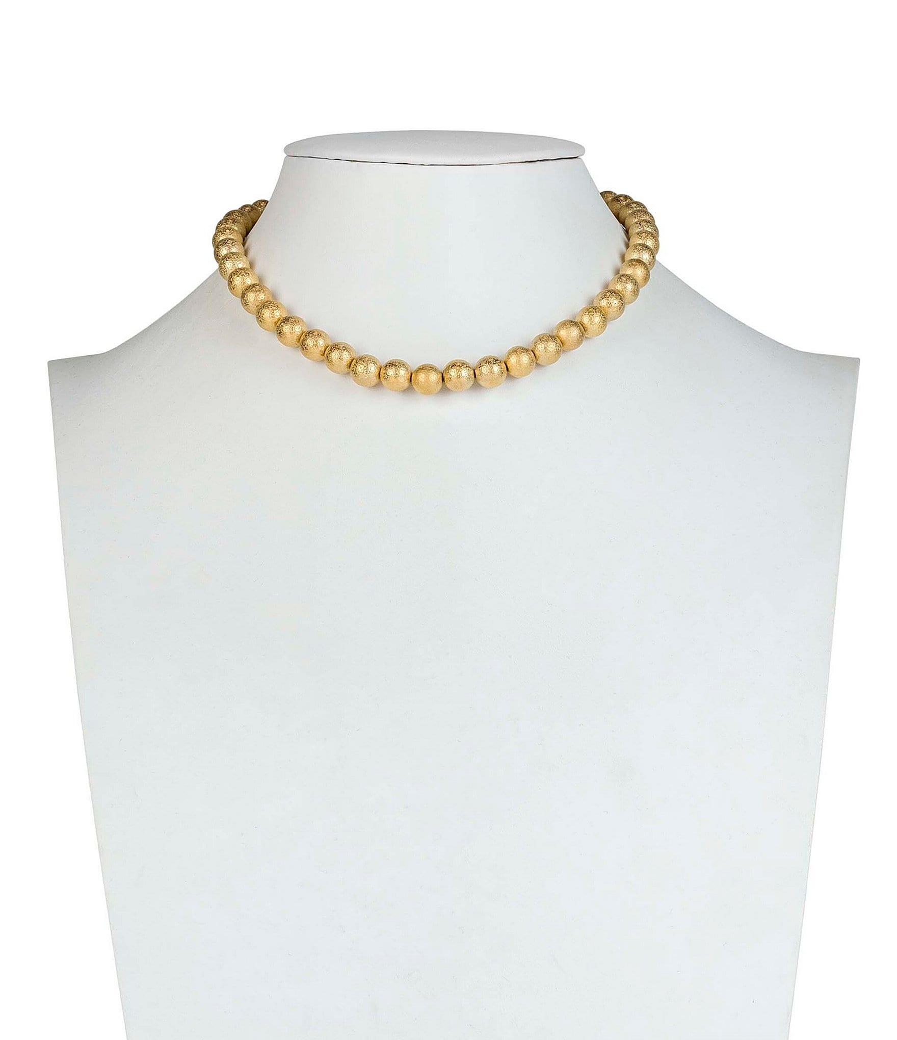 Patricia Nash Textured Bead Collar Necklace