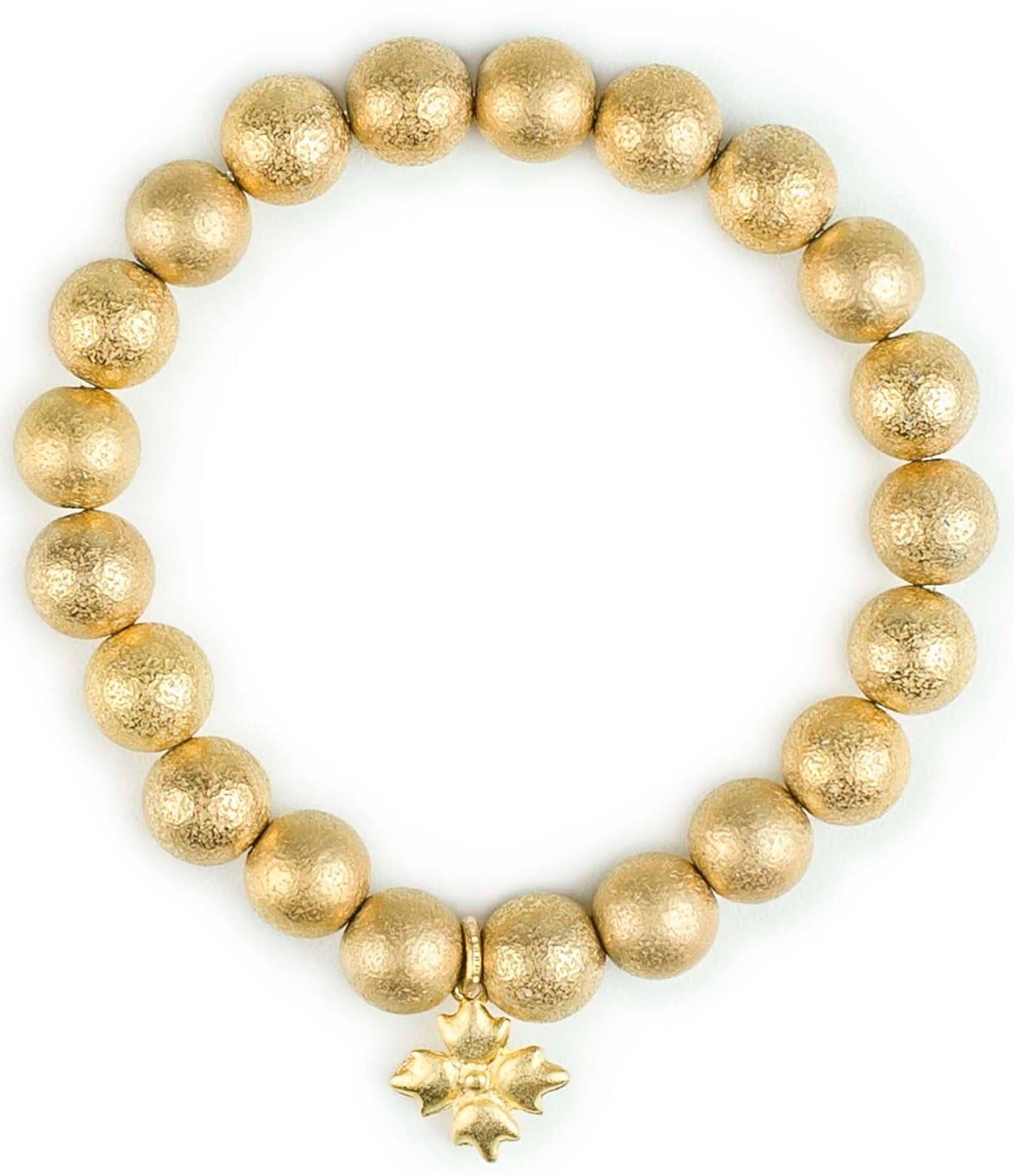 Patricia Nash Textured Bead Stretch Bracelet