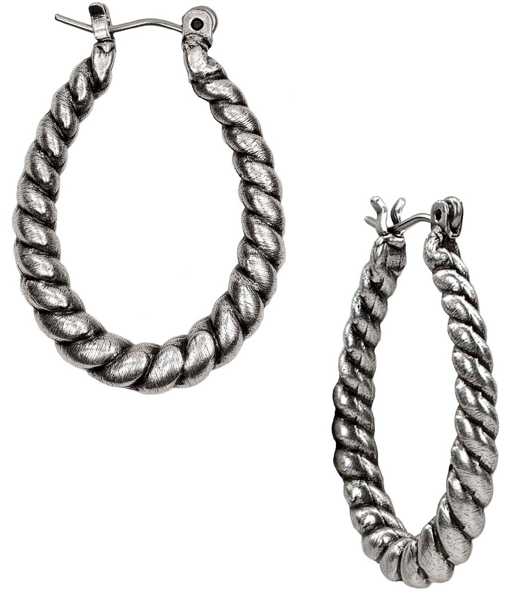 Patricia Nash Twist Rope Hoop Earrings