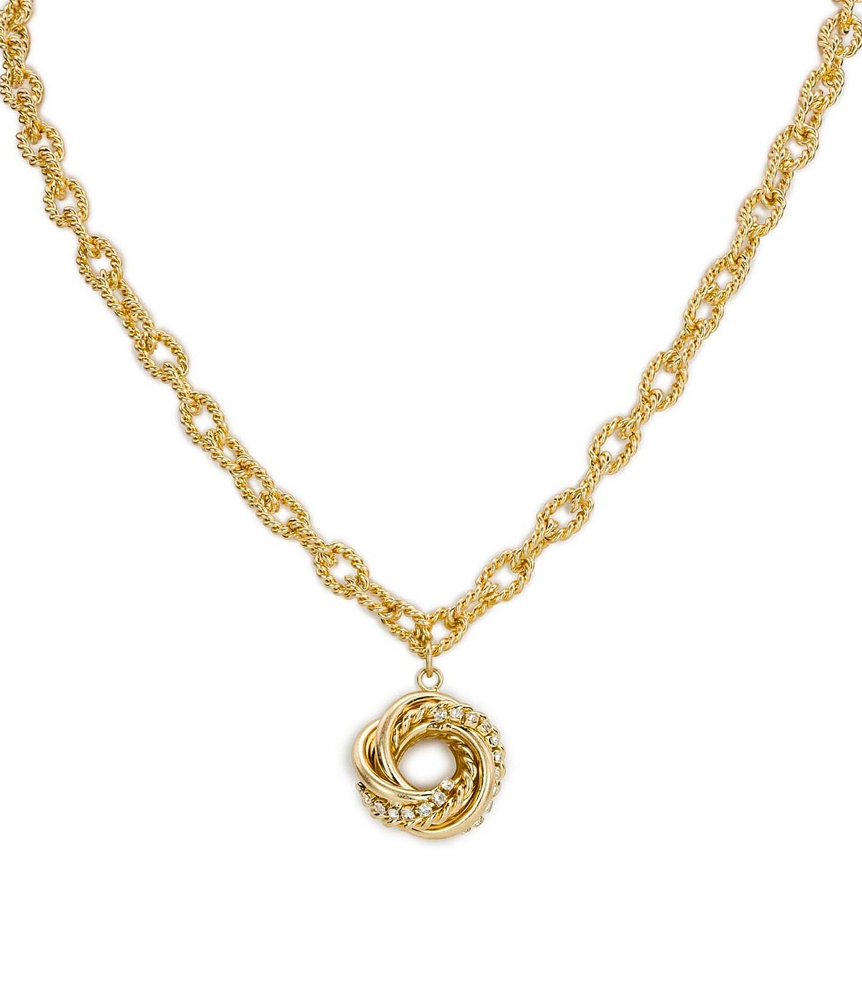 Patricia Nash Twist Rope Knot Y Necklace