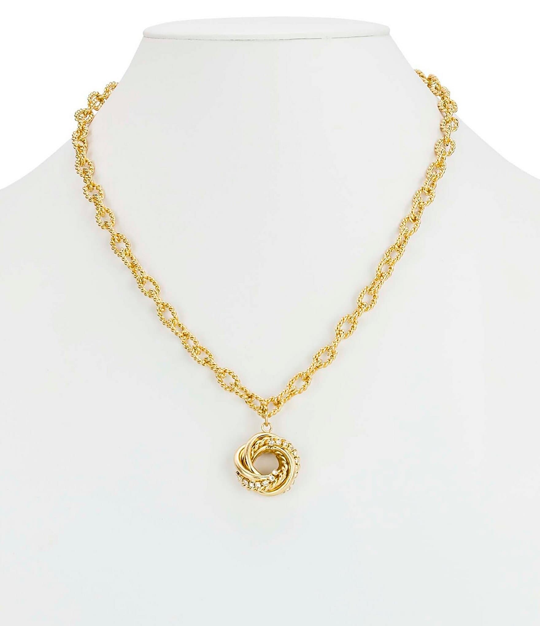 Patricia Nash Twist Rope Knot Y Necklace