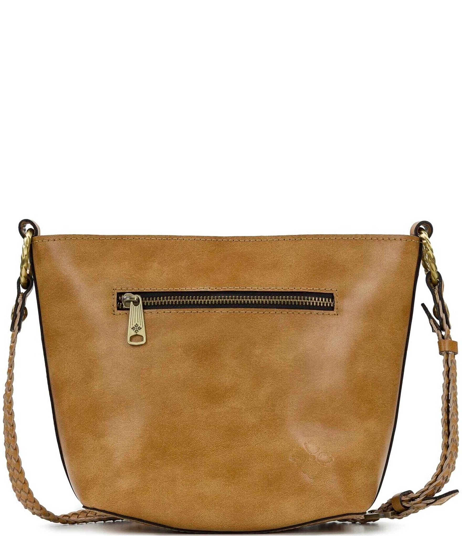 Patricia Nash Valbella Woven Leather Crossbody Bag