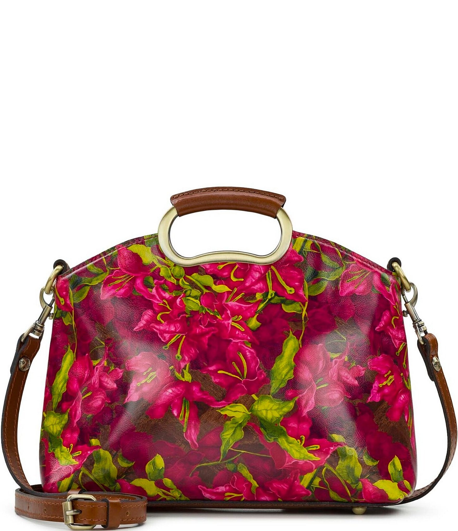 Patricia Nash Valletta Floral Top Handle Crossbody Bag