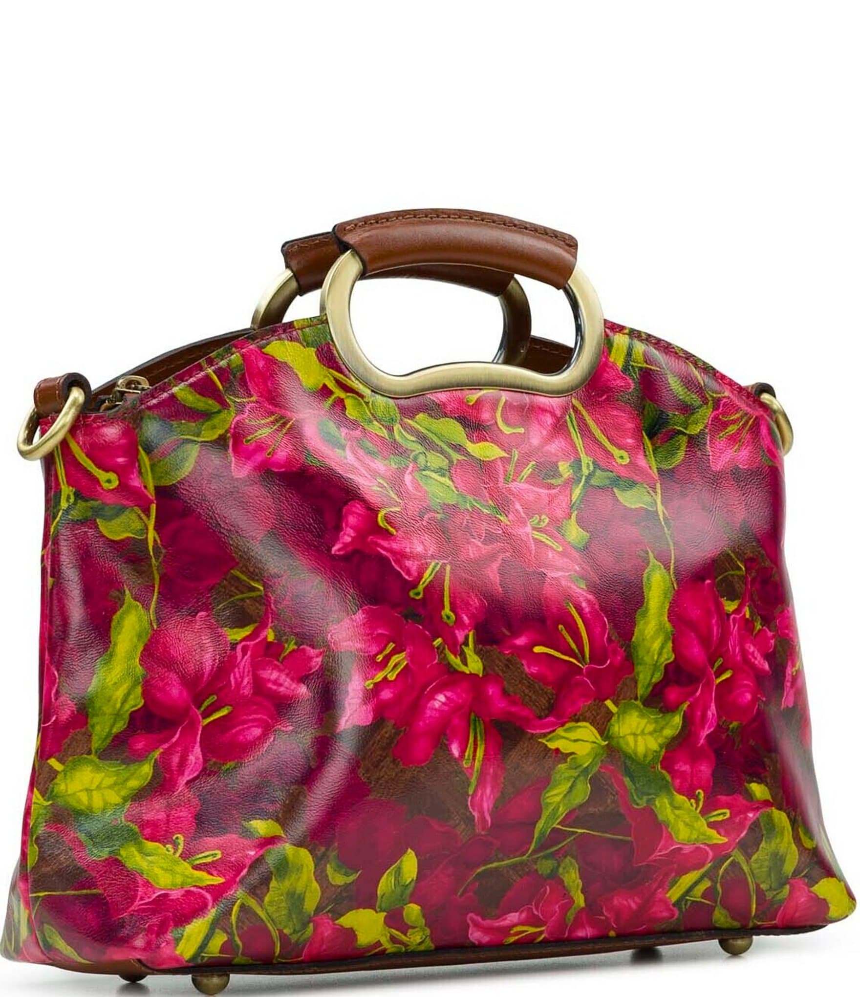 Patricia Nash Valletta Floral Top Handle Crossbody Bag