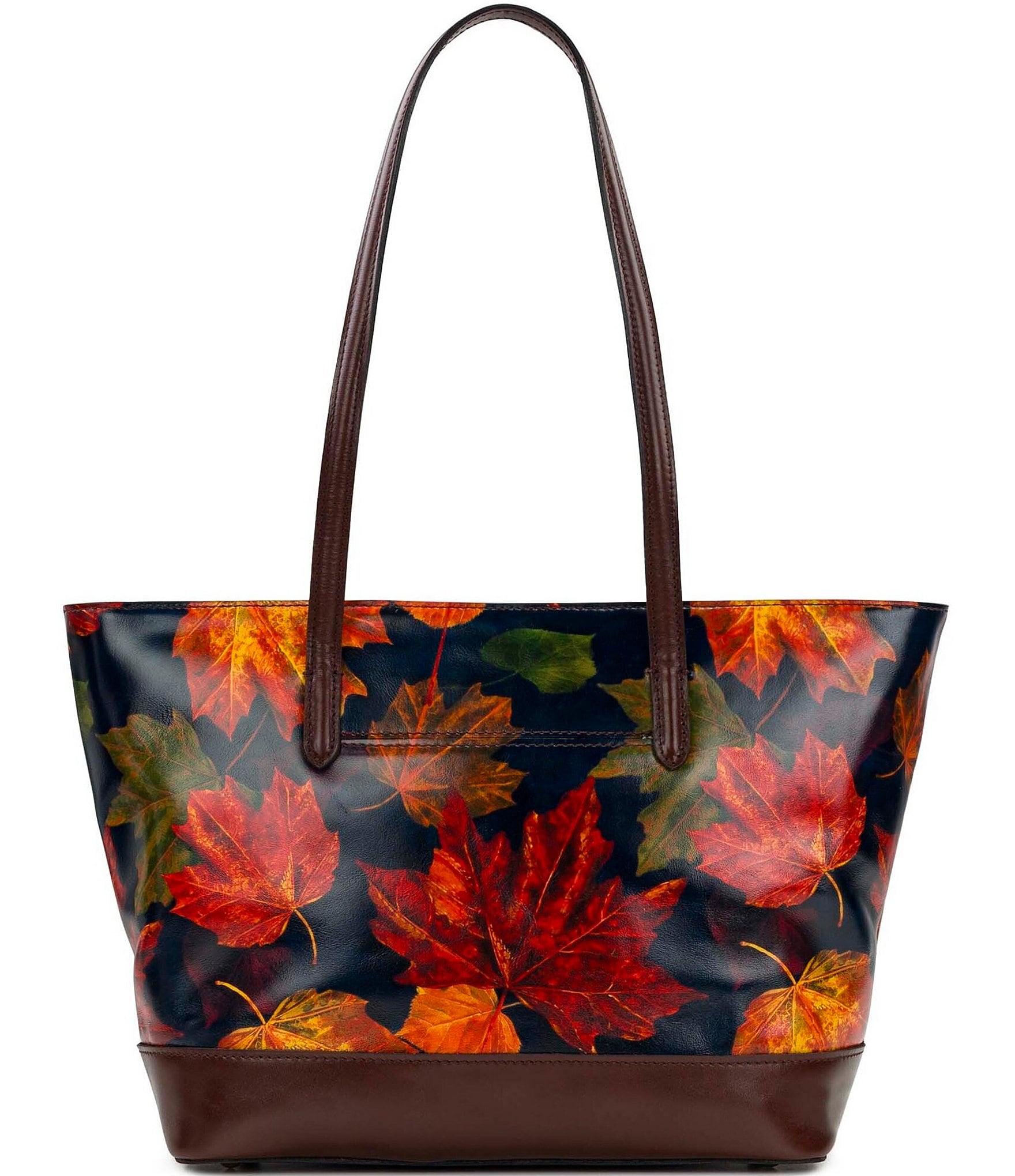 Patricia Nash Verzi Maple Leaves Tassel Tote Bag