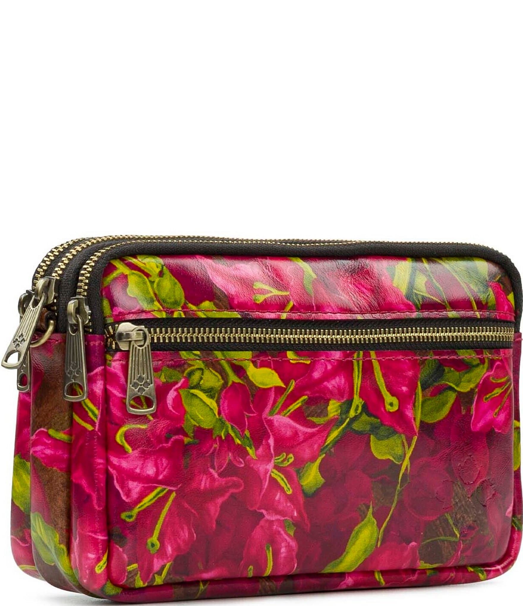 Patricia Nash Viani Bougainvilleas Along Floral Wristlet