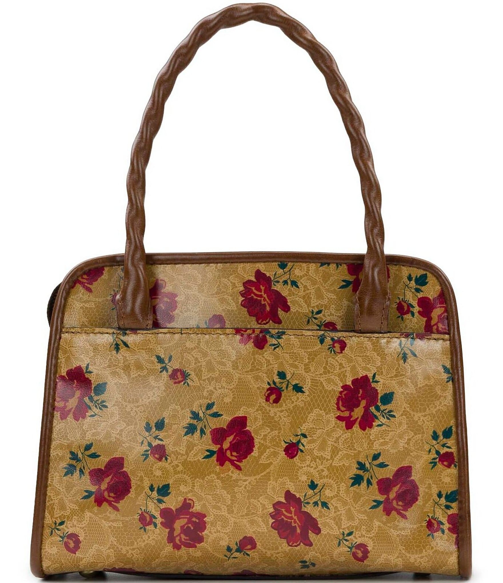 Patricia Nash Western Lace Print Paris Satchel Bag