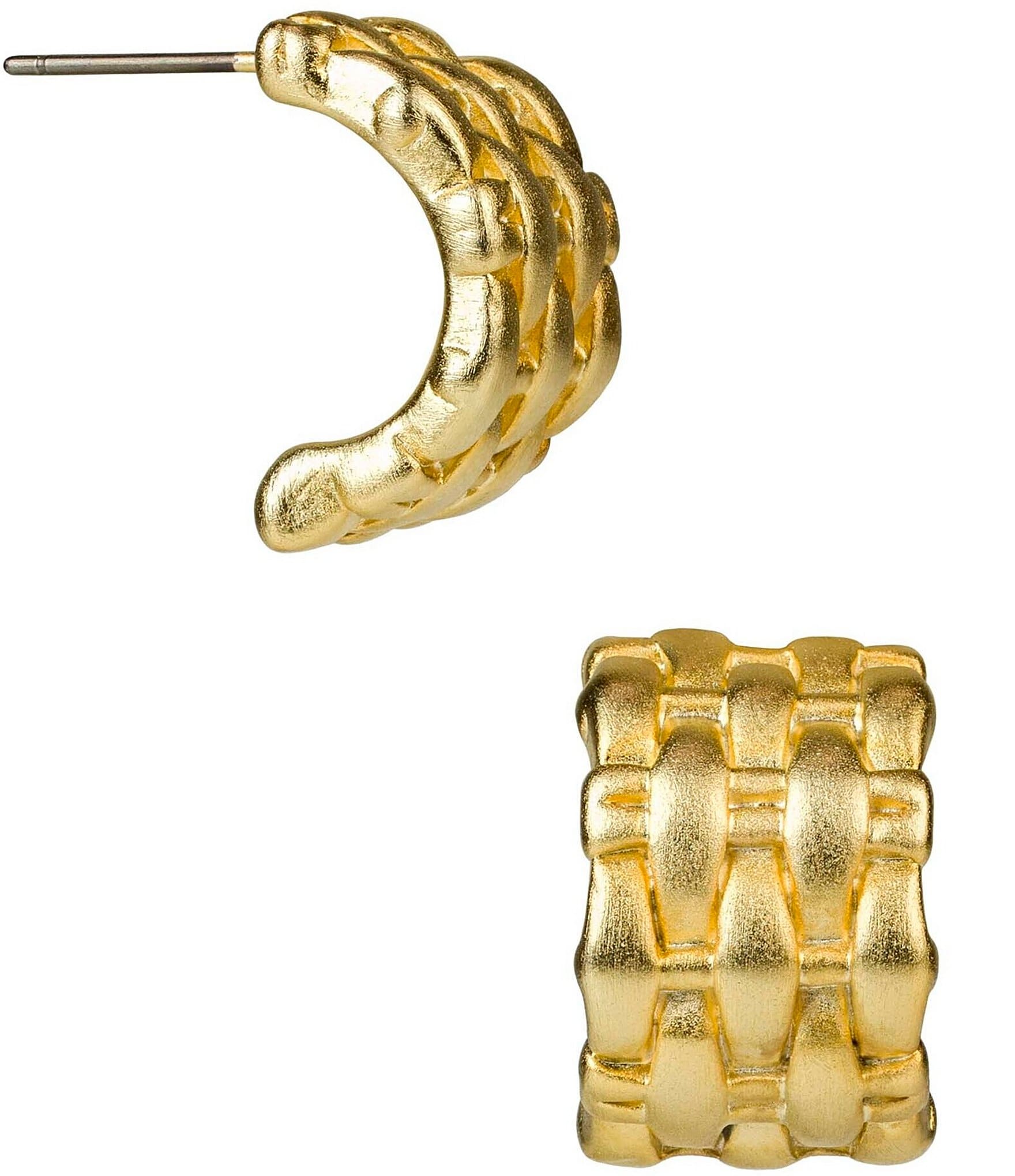 Patricia Nash Woven Hoop Earrings