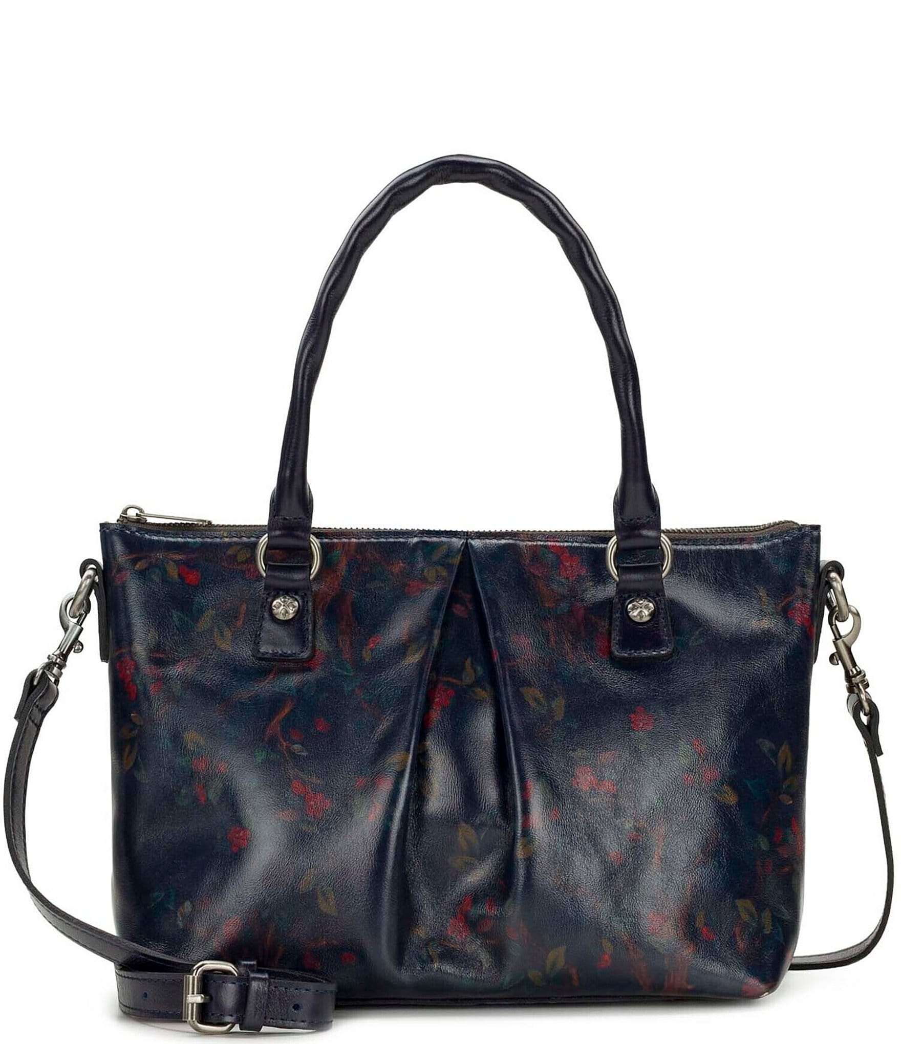 Patricia Nash Zora Floral Print Top Handle Satchel Bag