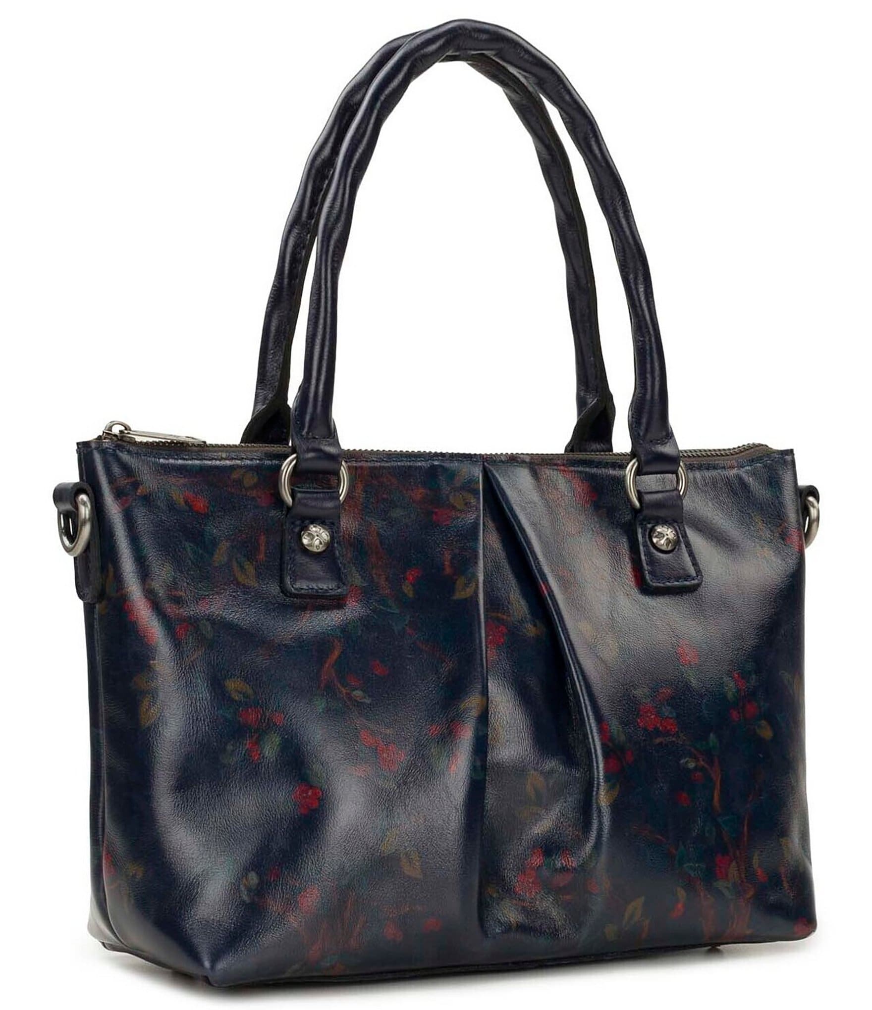 Patricia Nash Zora Floral Print Top Handle Satchel Bag