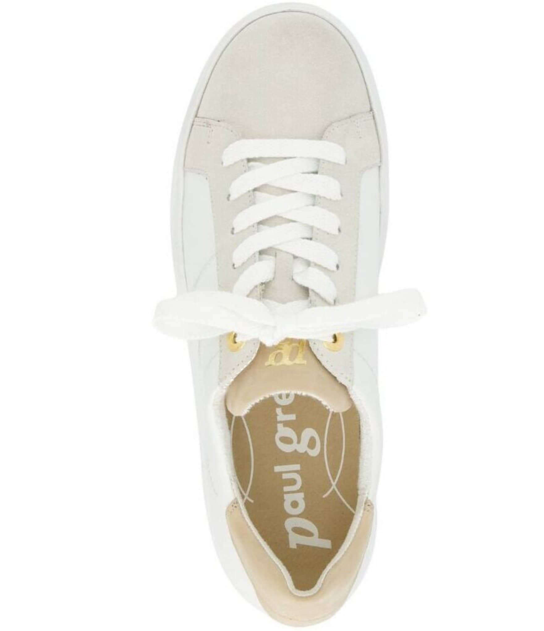Paul Green Dashing Leather Cup Sole Platform Sneakers