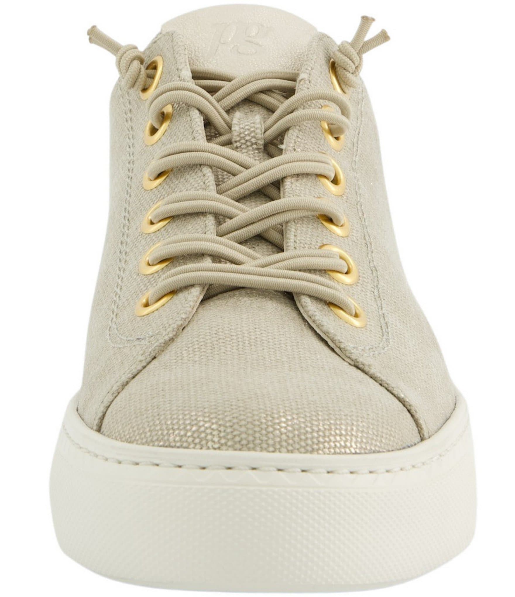 Paul Green Dixie Metallic Canvas Platform Sneakers