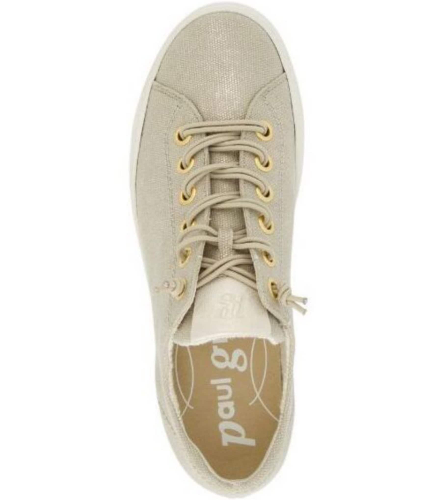 Paul Green Dixie Metallic Canvas Platform Sneakers