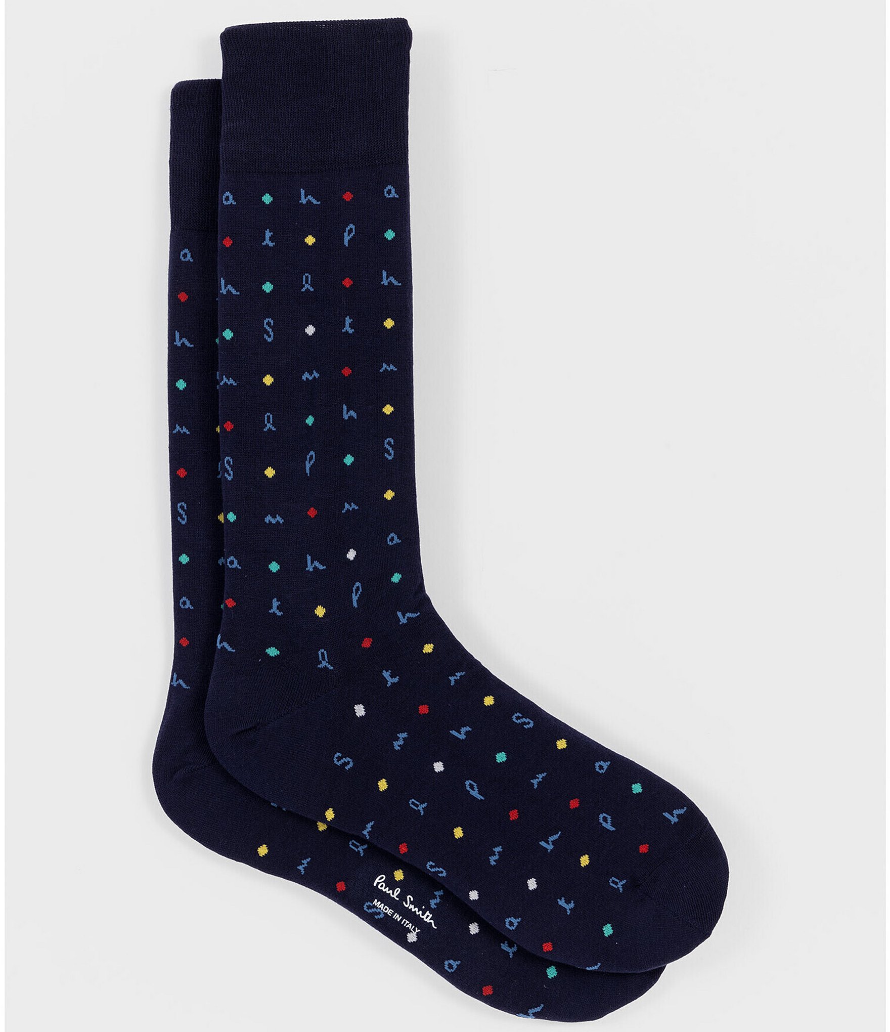 Paul Smith Ernest Letters Crew Socks