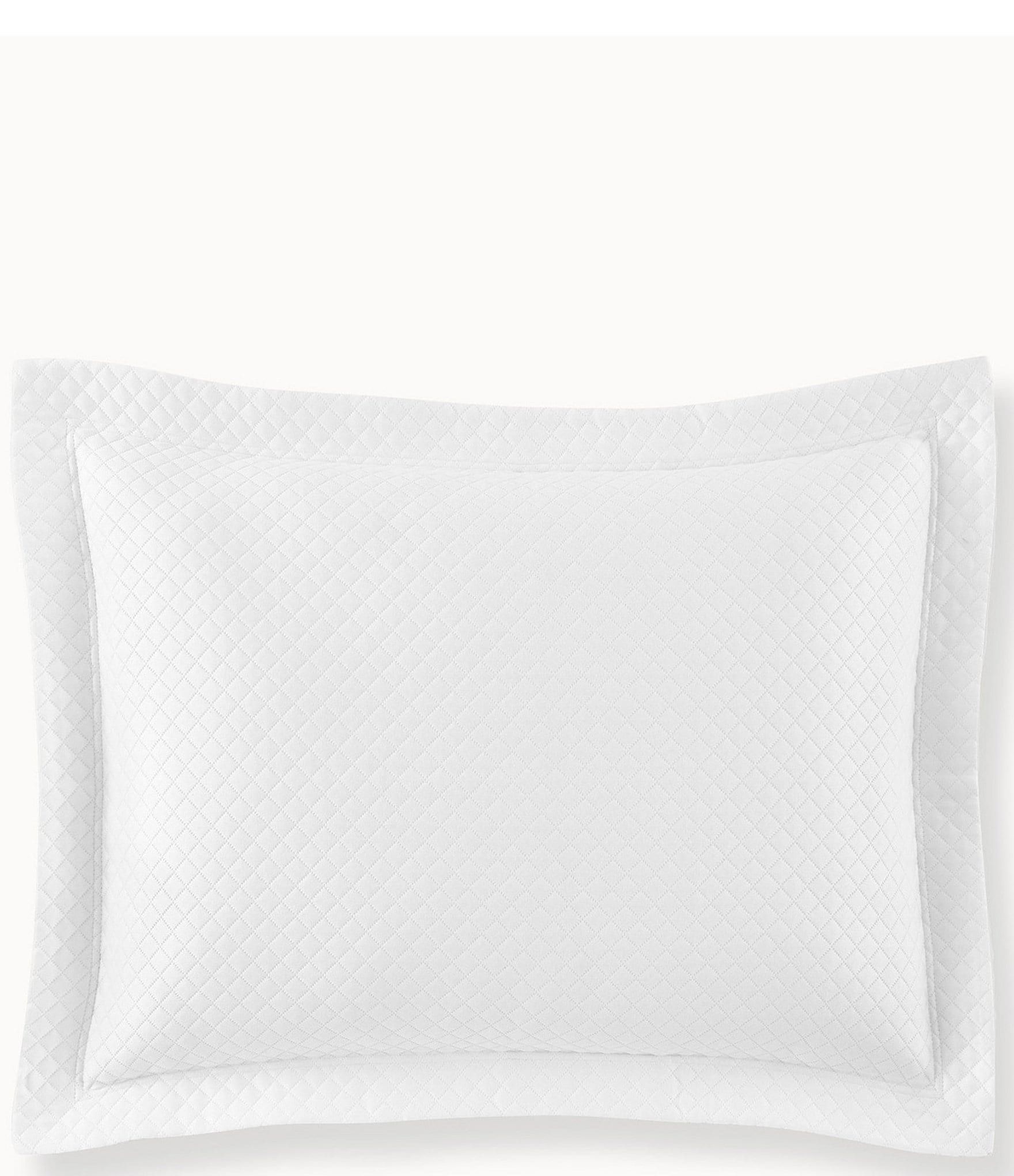 carol & frank Asymmetrical Modern Diamond Pattern Colorblock Euro Sham