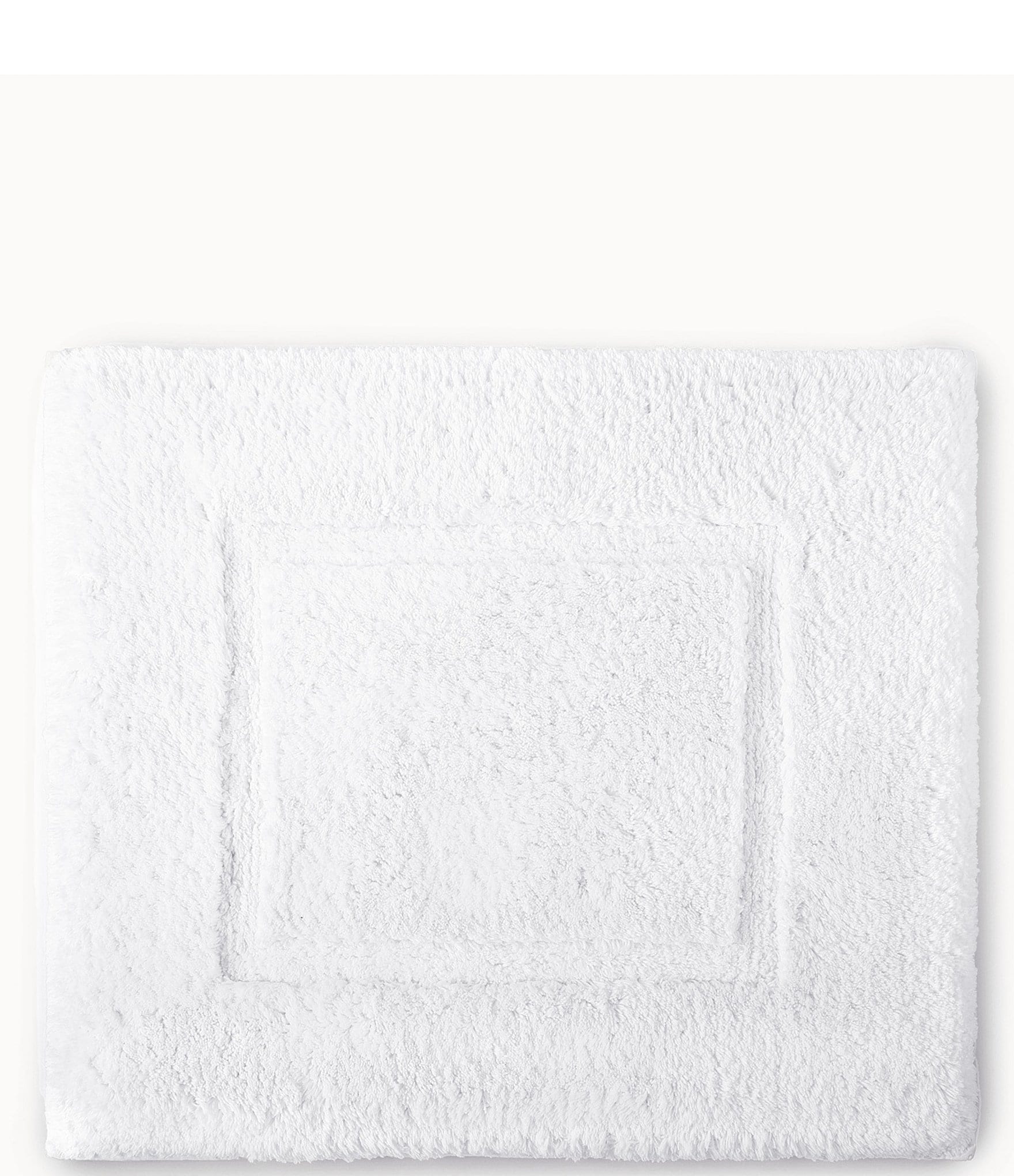 Peacock Alley White Nantucket Sculpted Bath Towel -Hand