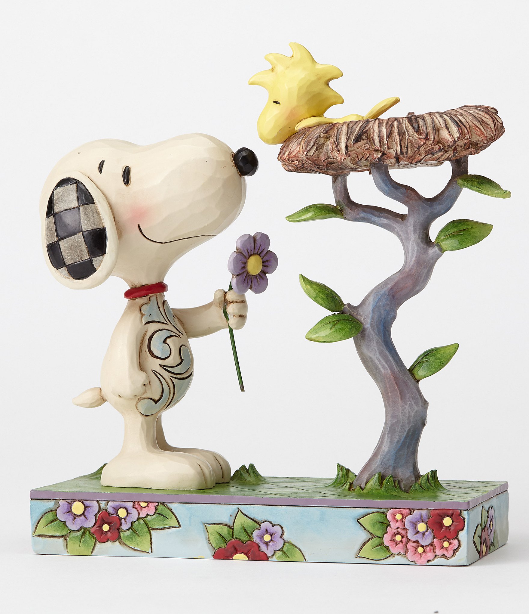 Peanuts by Jim Shore Snoopy with Woodstock Nest Warming Gift Figurine