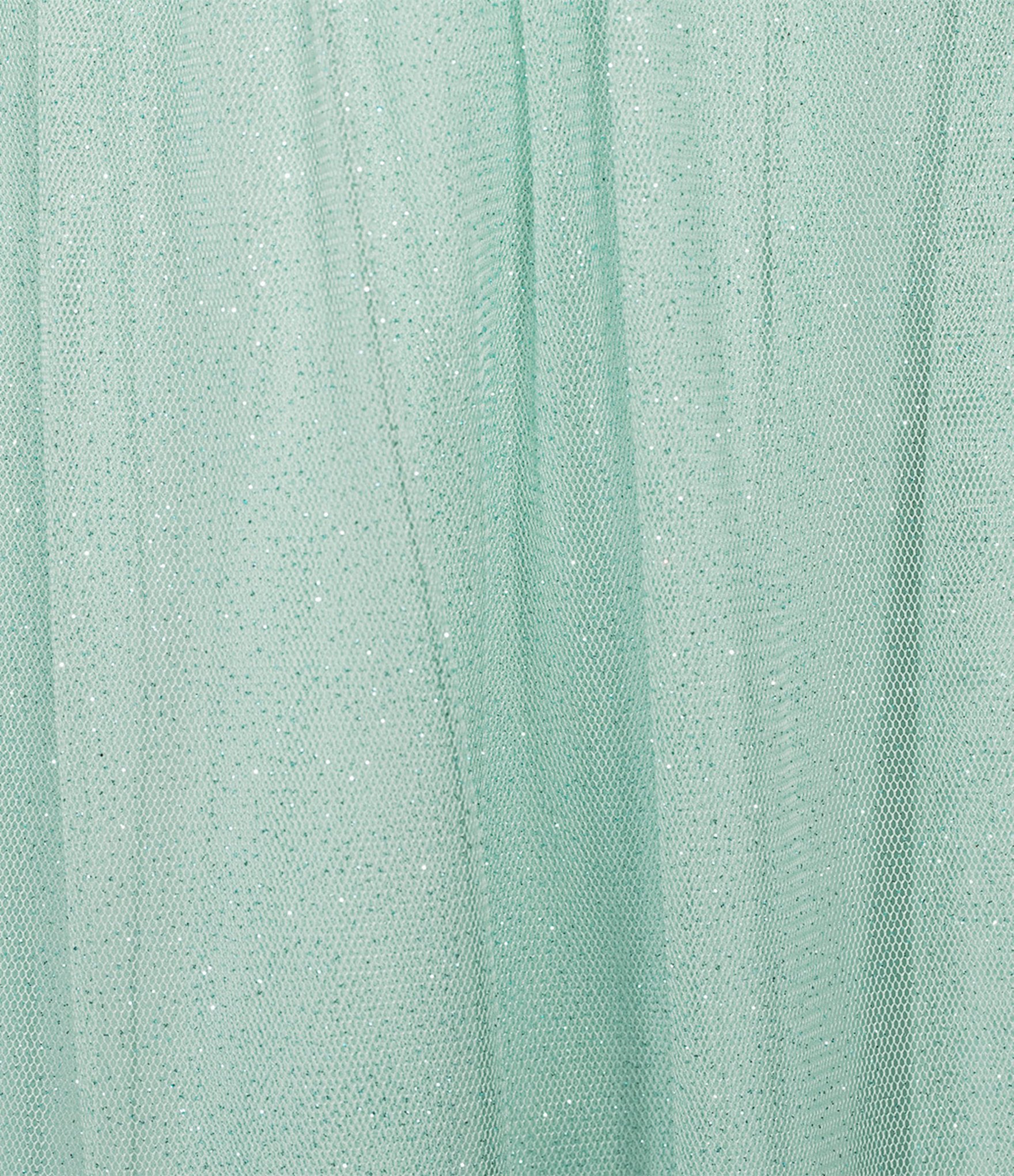 Pear Culture Glitter Mesh Spaghetti Strap Surplus Inset Dress