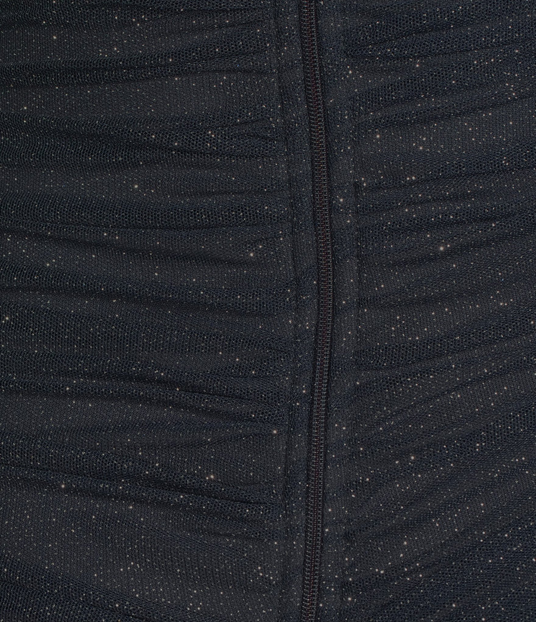 Pear Culture Spaghetti Strap Square Neck Wrap Tail Glitter Dress