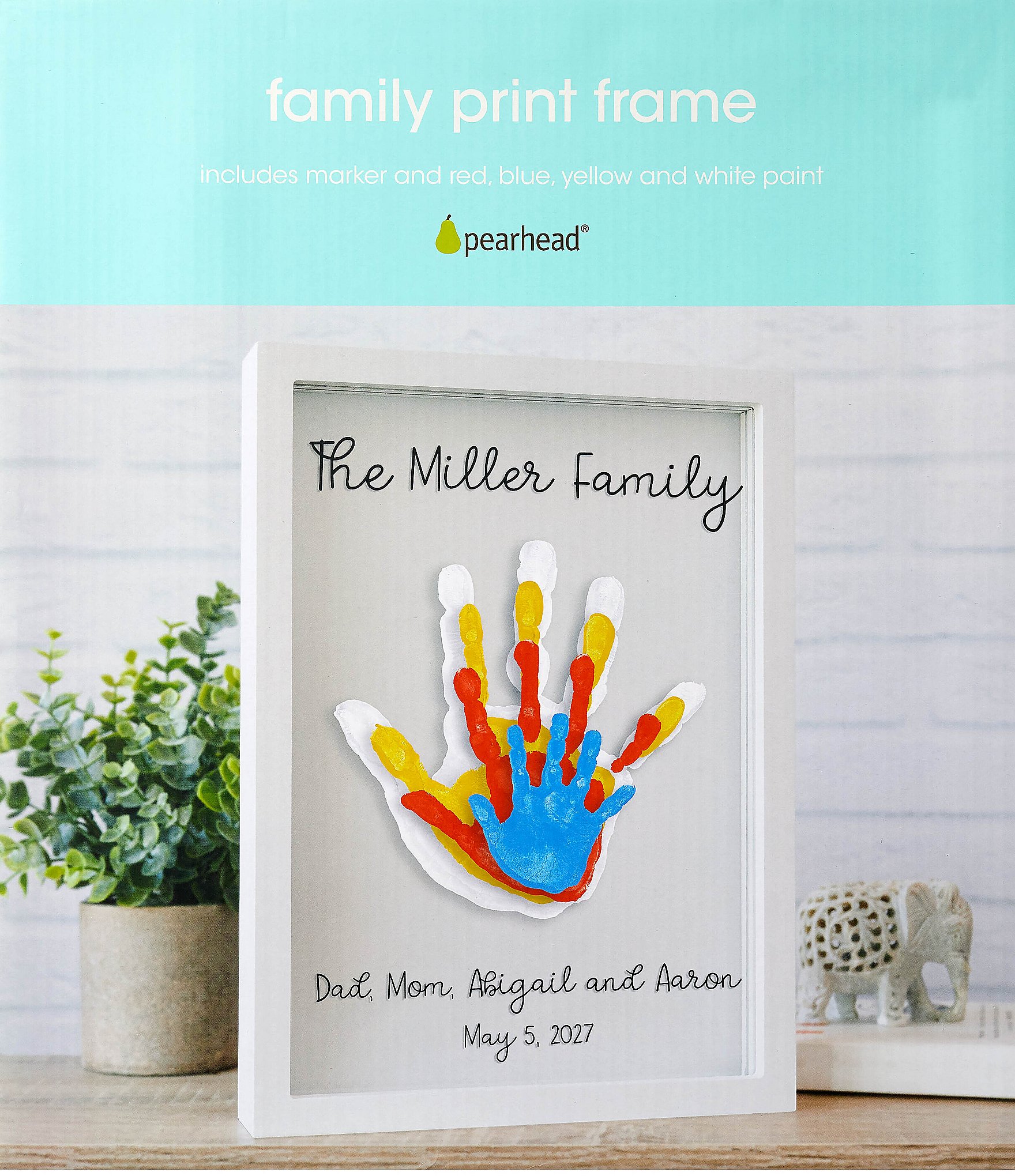 Pearhead Family Handprint Frame
