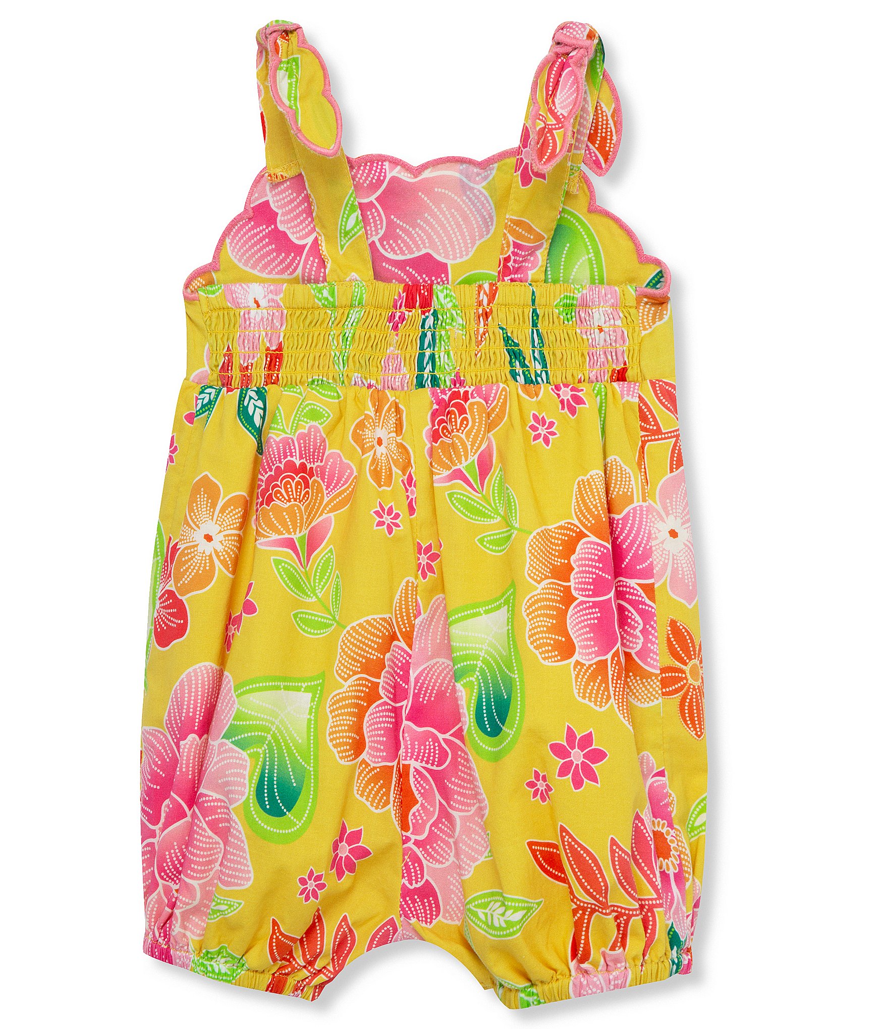 Peek Baby Girls 6-24 Months Sleeveless Allover Floral Romper