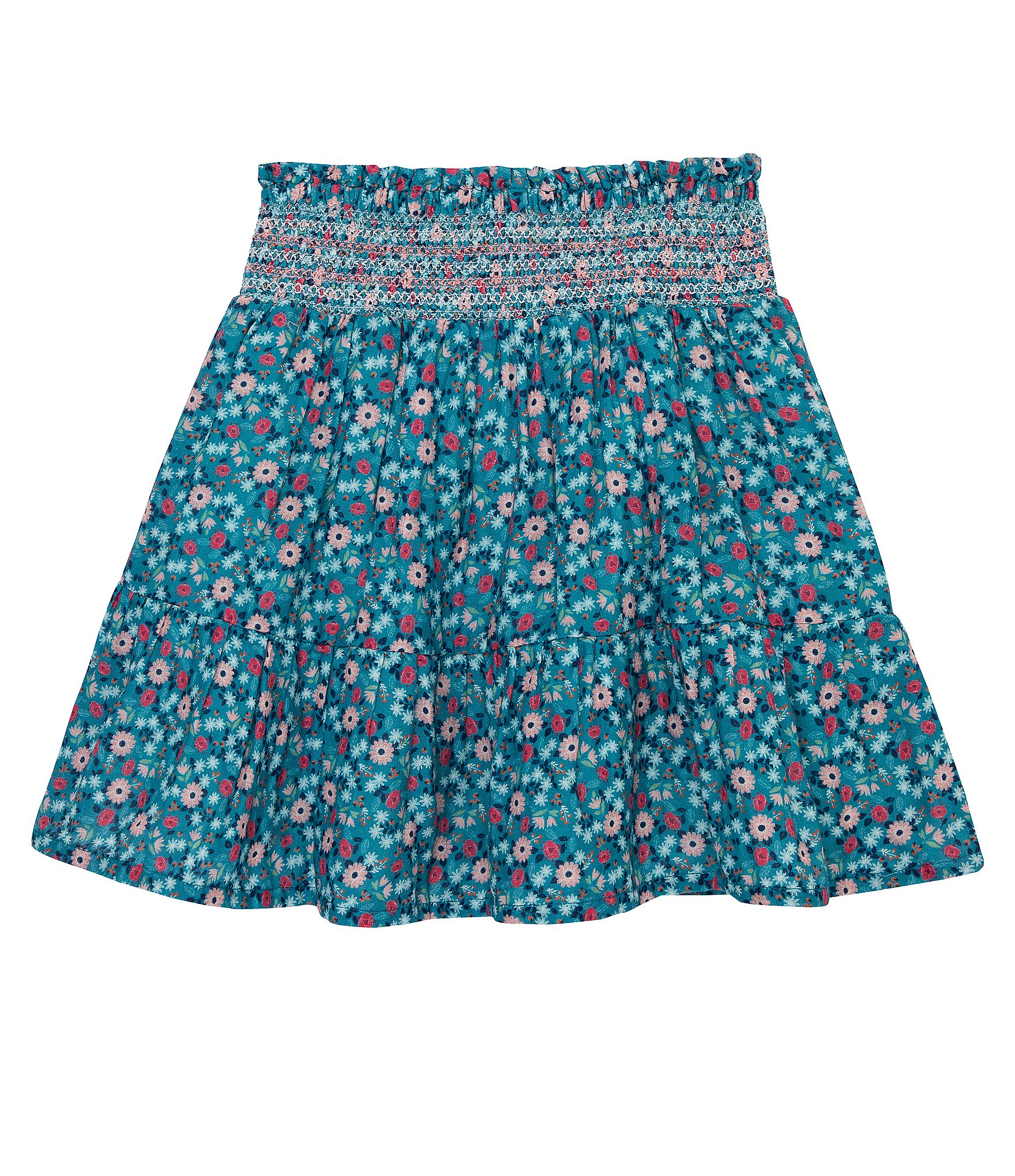 Peek Little Girls 2T-10 Floral Smocked Pixie Skirt | Dillard's