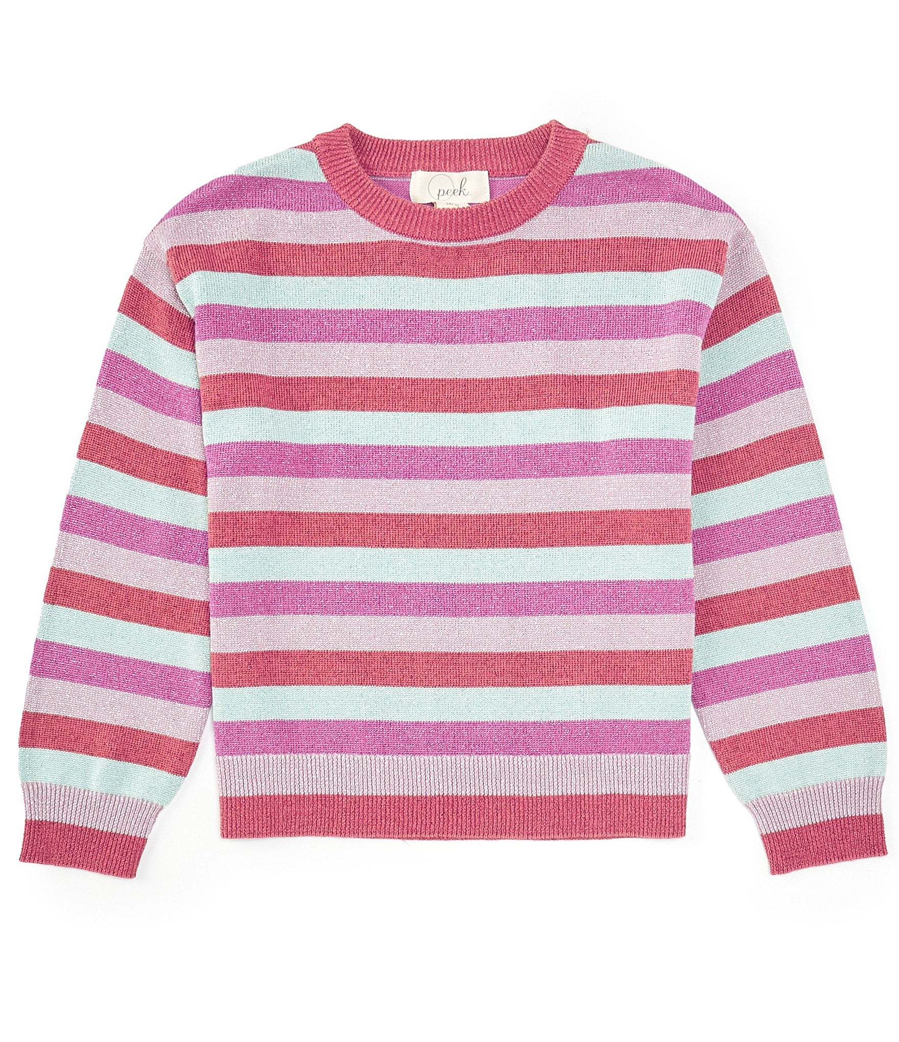 Metallic hot sale stripe sweater