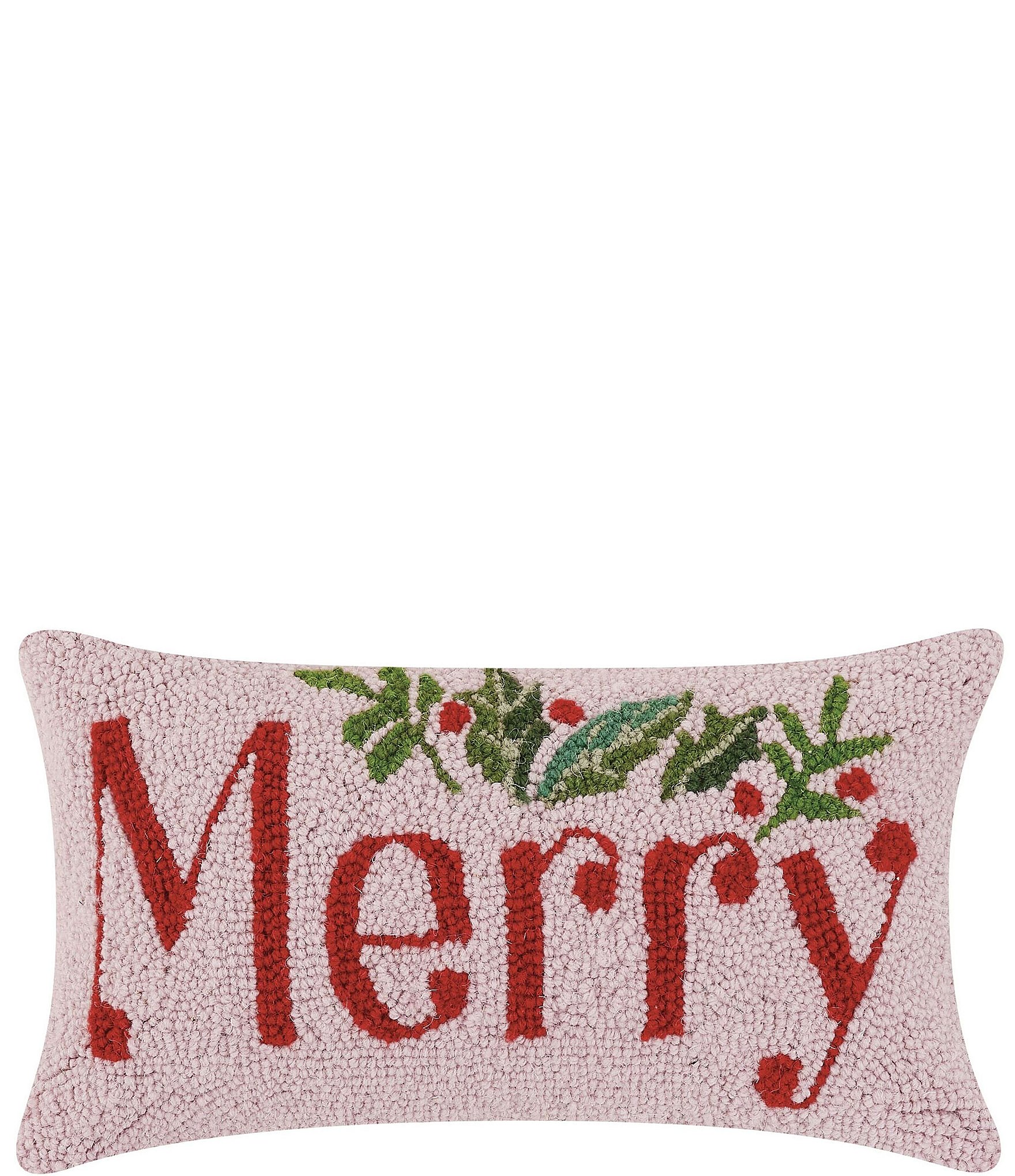 Peking Handicraft Merry Balsam Hooked Christmas Pillow, 12 x 8 – For the  Love Of Dogs - Shopping for a Cause