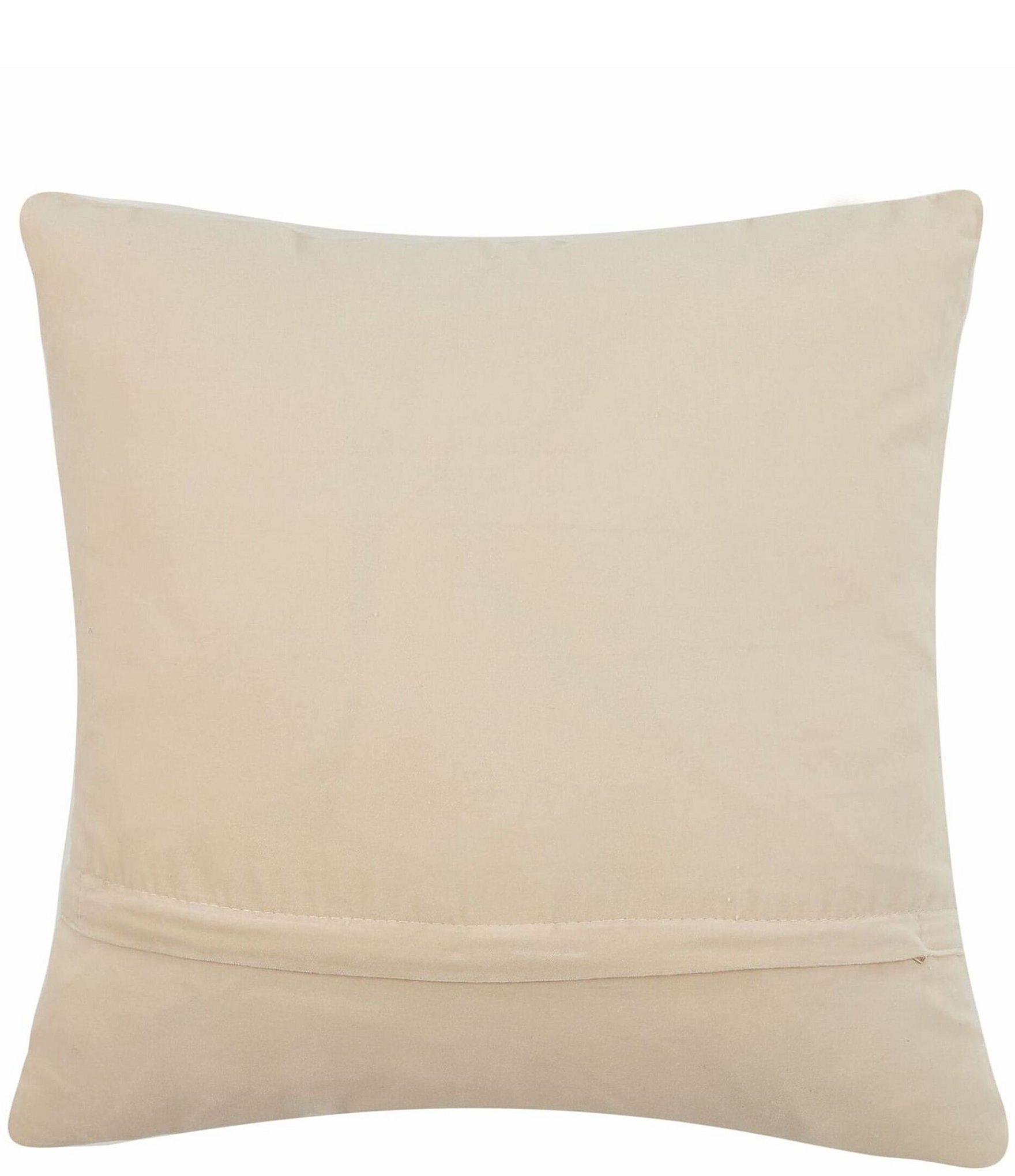 Peking Handicraft Holiday Collection Ornament Bow Wool Hook Pillow