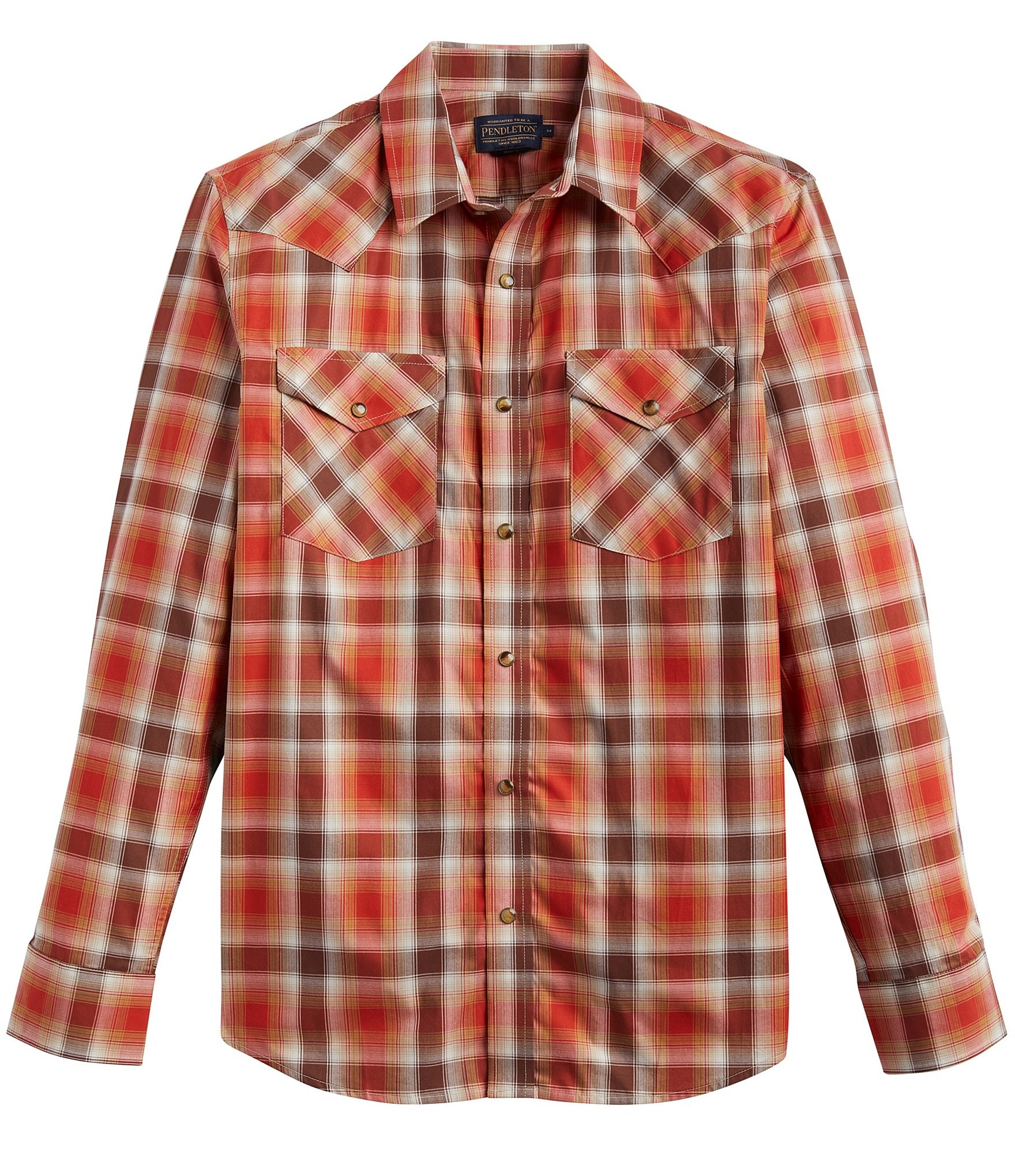 Atlanta Braves Cutter & Buck Big & Tall Stretch Gingham Long Sleeve  Button-Down Shirt - Royal