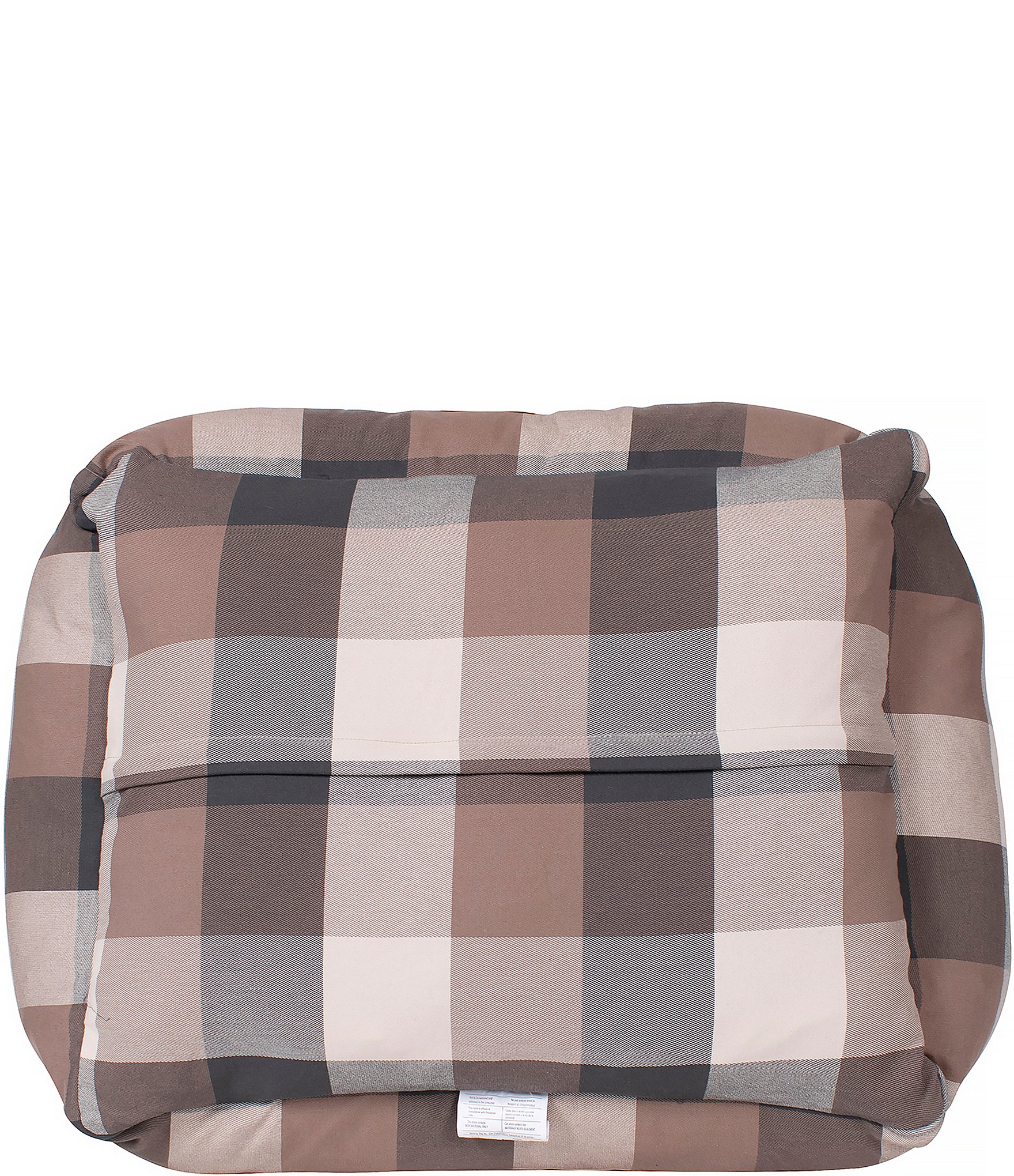 Pendleton Block Plaid Classic Kuddler Dog Bed with Removeable Cover