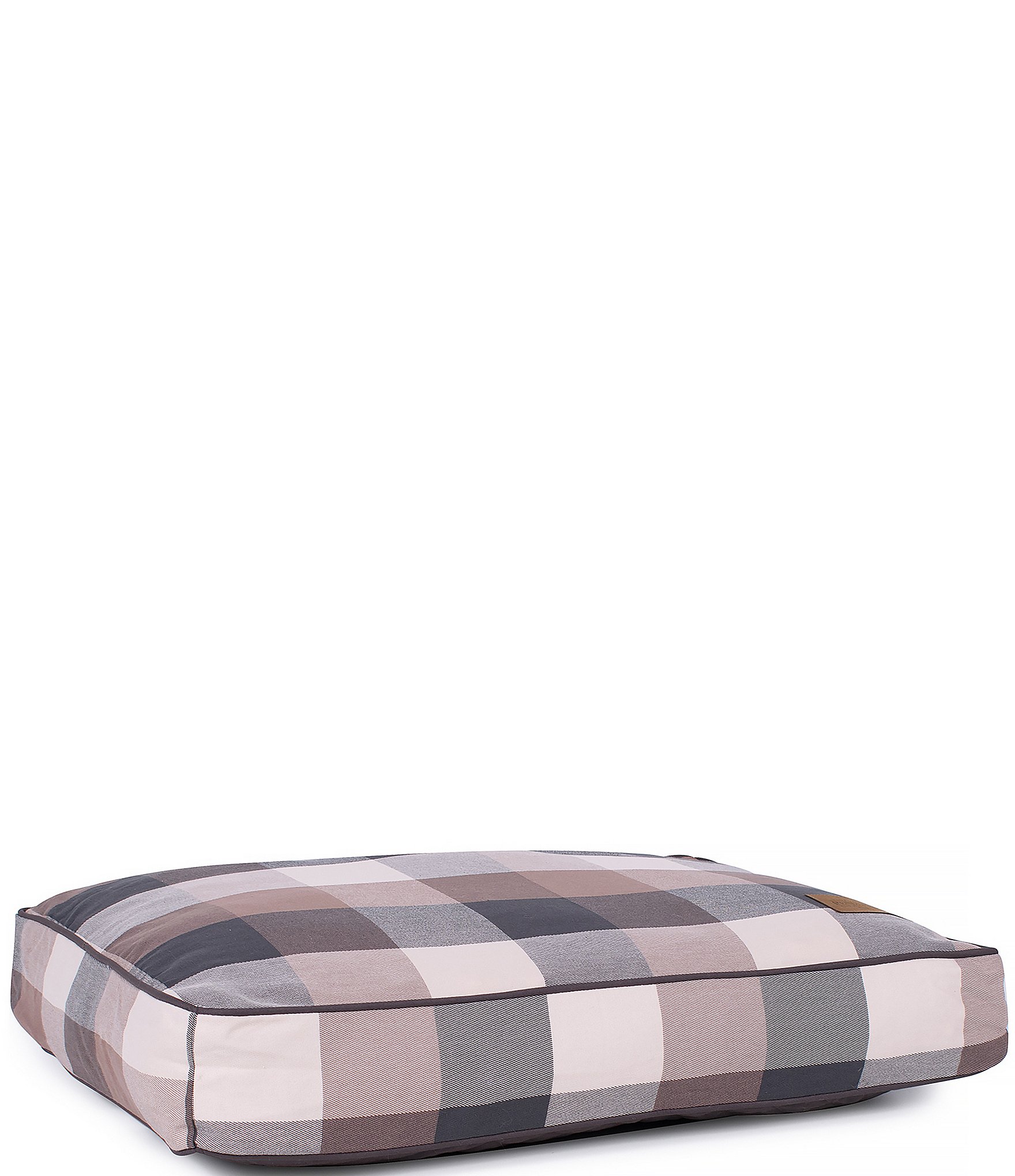 Pendleton Block Plaid Classic Napper Dog Bed with Removeable Cover