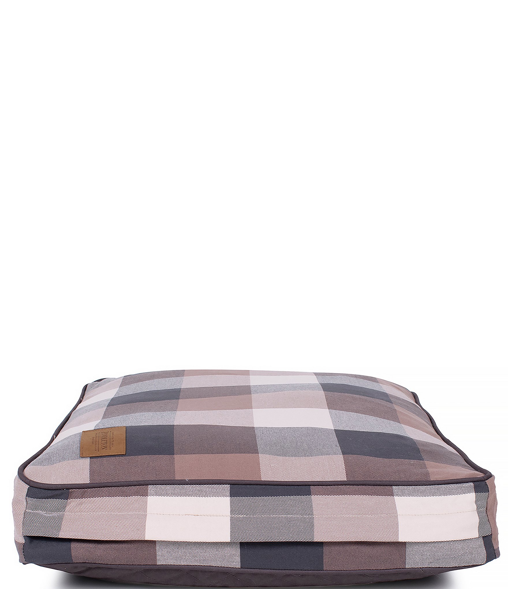 Pendleton Block Plaid Classic Napper Dog Bed with Removeable Cover